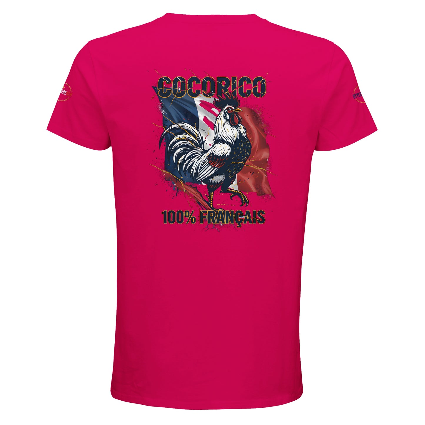 T-shirt Homme Cocorico - Coton Bio Premium à Col Rond