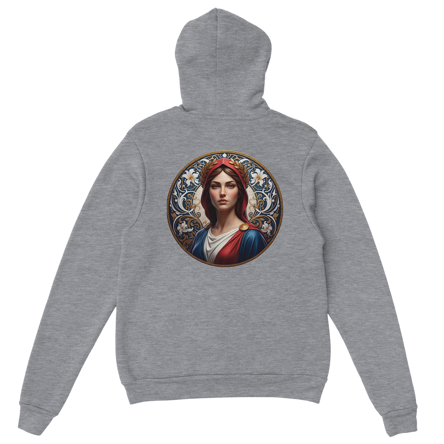 Sweat à capuche femme Marianne - Hoodie en coton et polyester