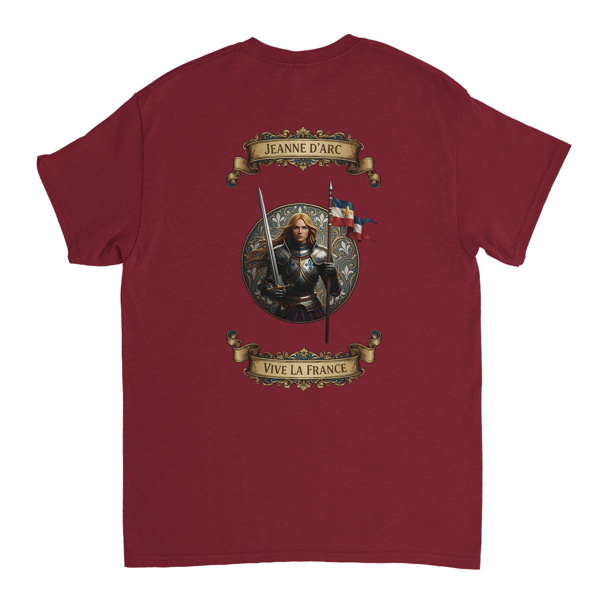 T-shirt Femme Jeanne d'Arc - Symbole Iconique en Coton Premium