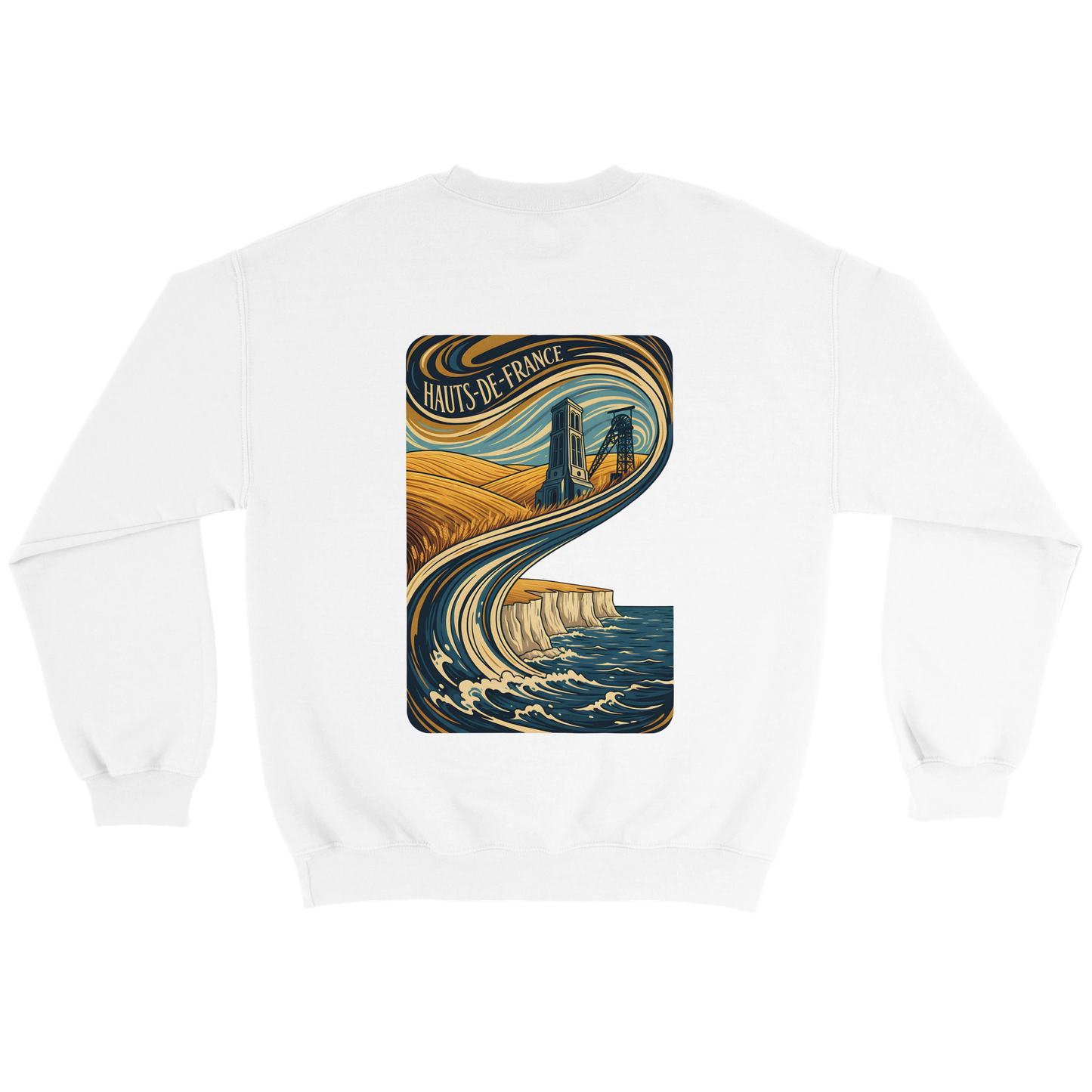 Sweat-shirt Unisexe Haut de France - Confort Premium et Design Classique