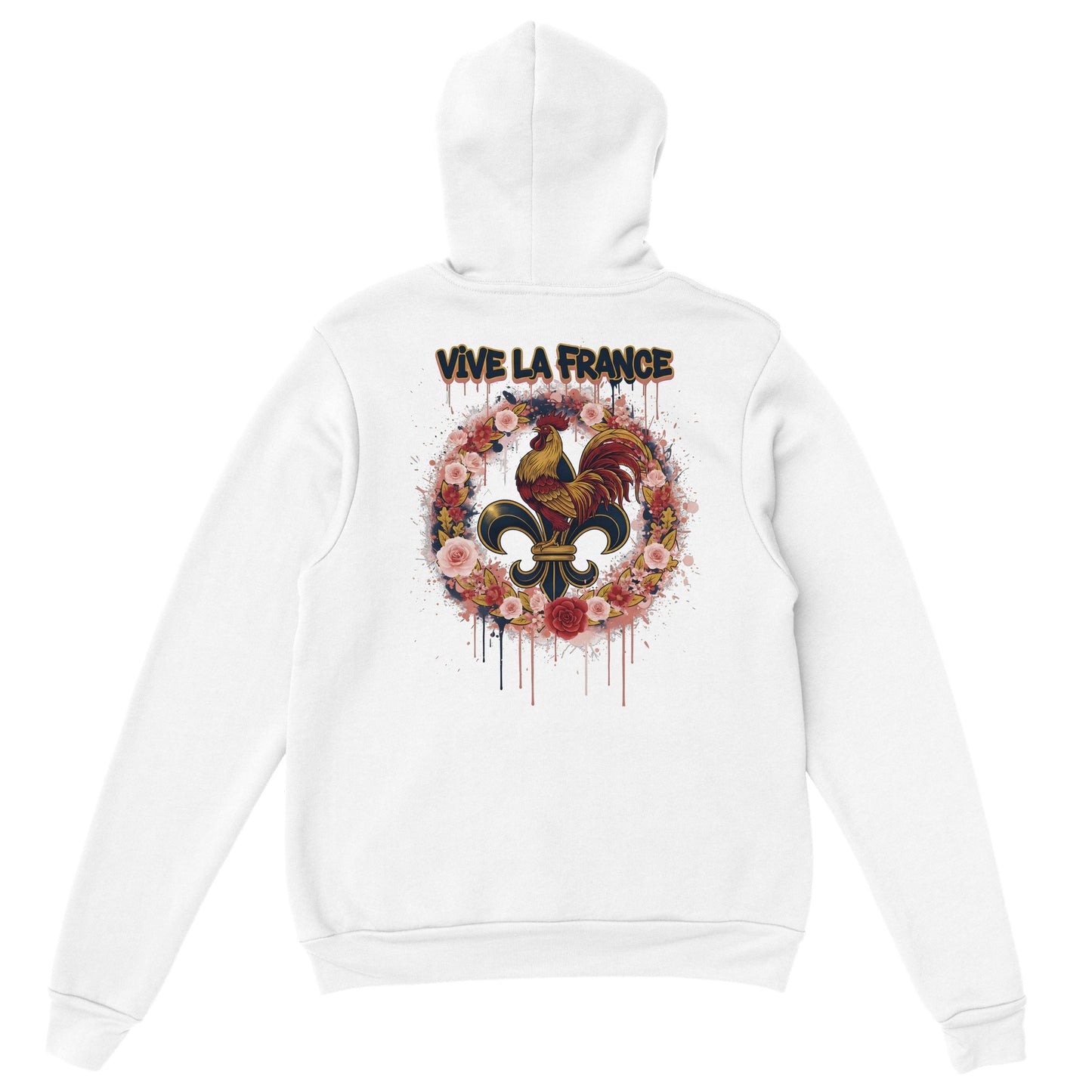 Sweat à capuche femme  Vive la France – Hoodie Premium Confortable et Résistant