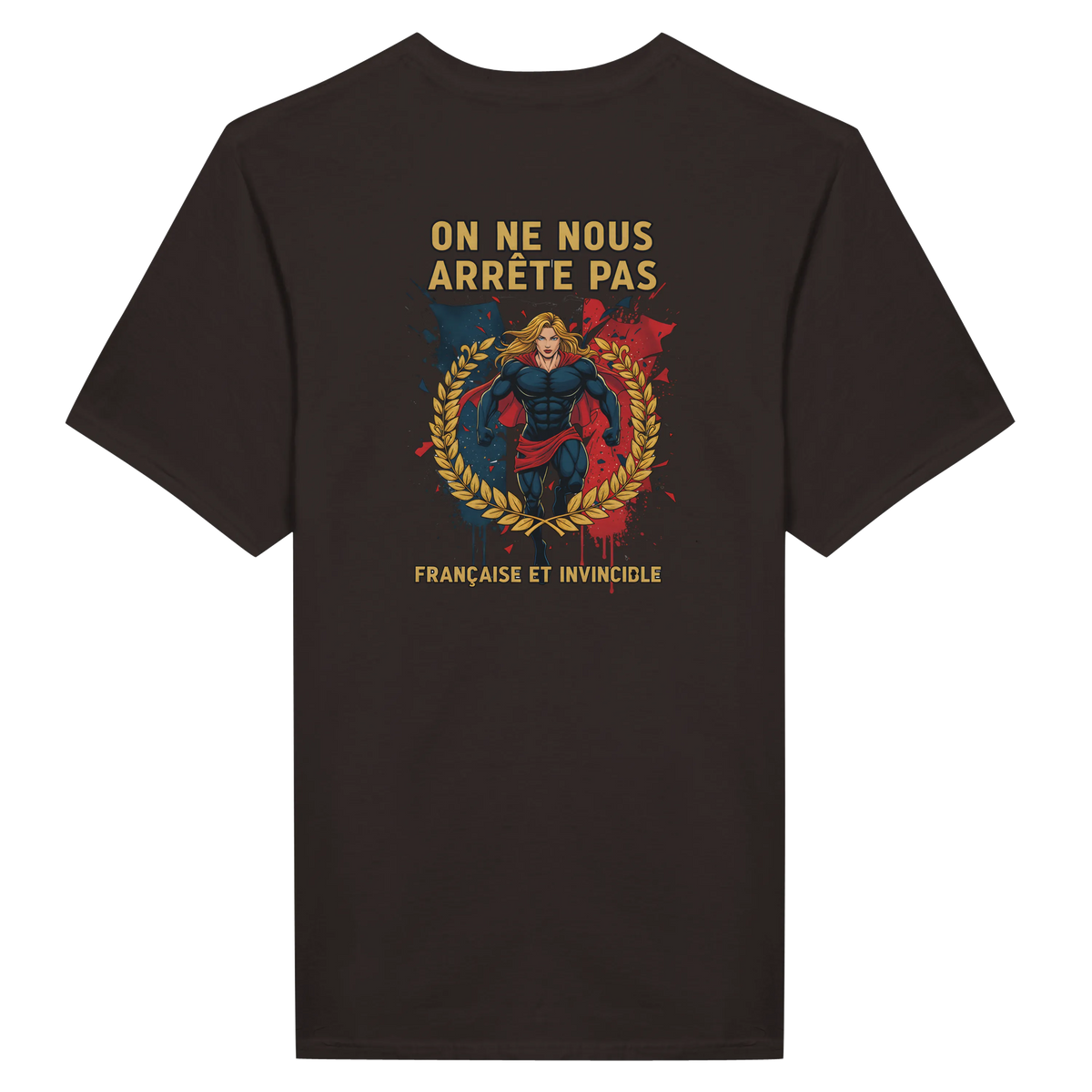 T-shirt Femme 'On ne nous arrête pas' – Coton Doux Premium
