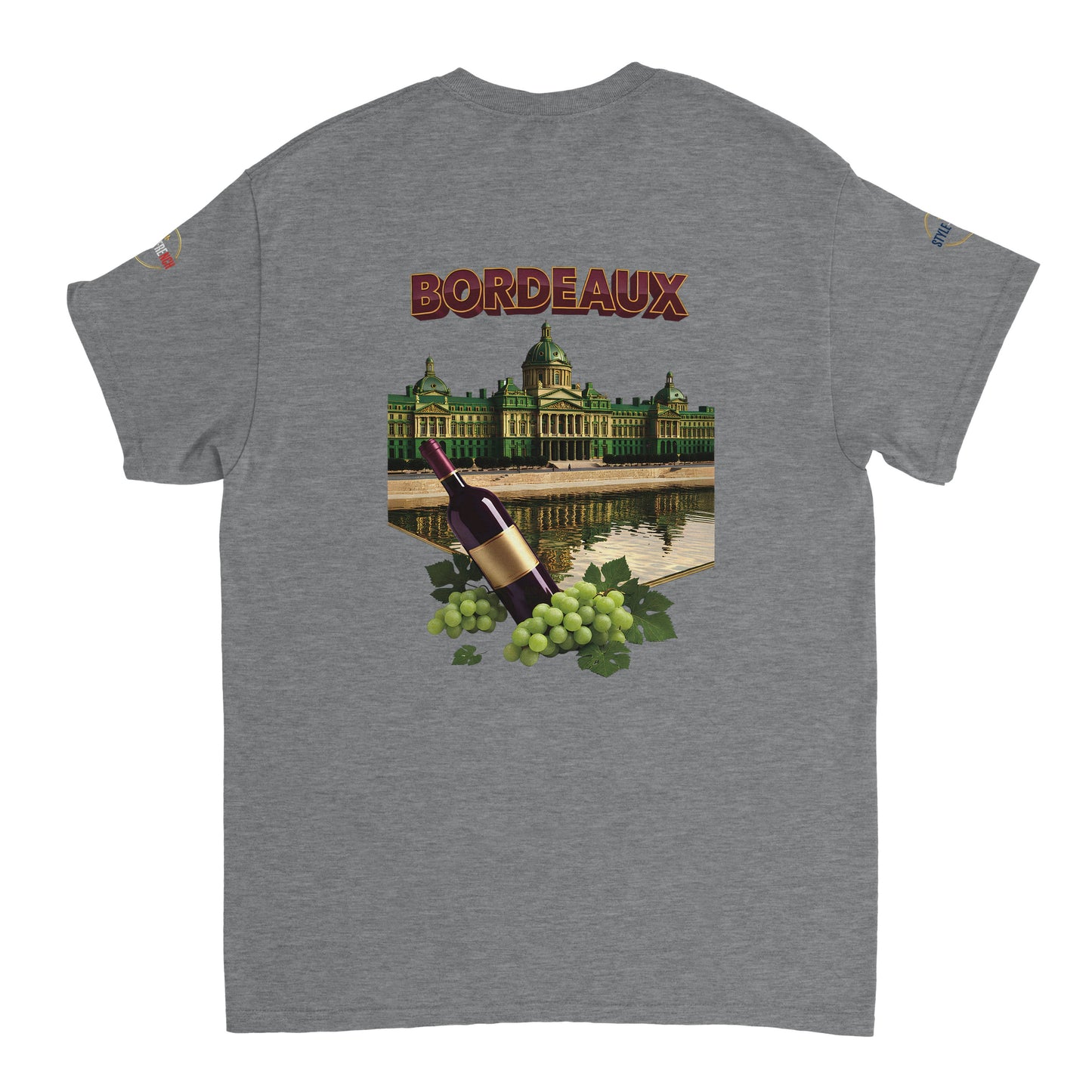 T-shirt Unisexe Bordeaux Ville de France – Coton Épais Premium