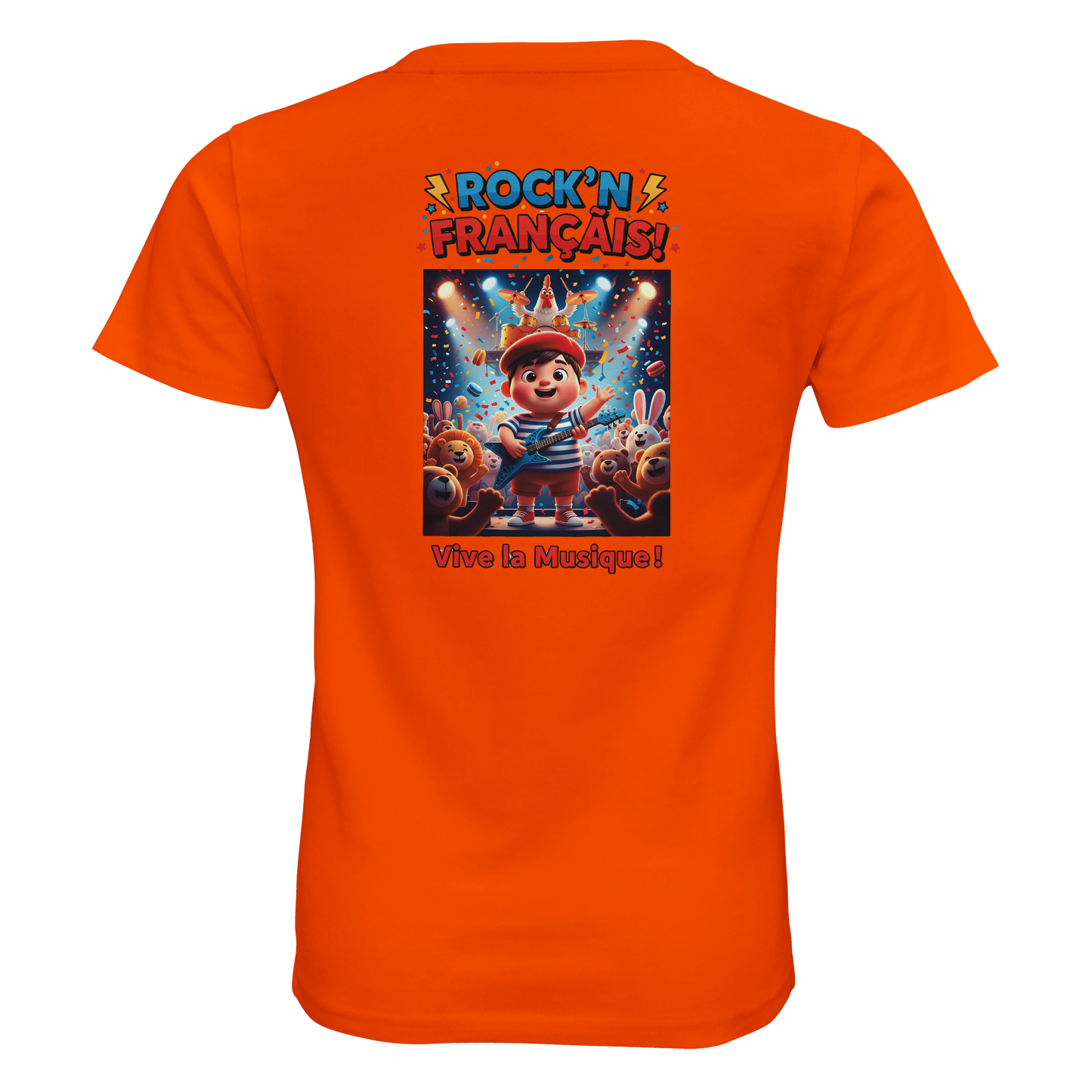 T-shirt Garçon Rock'n Français – Coton Bio Confortable