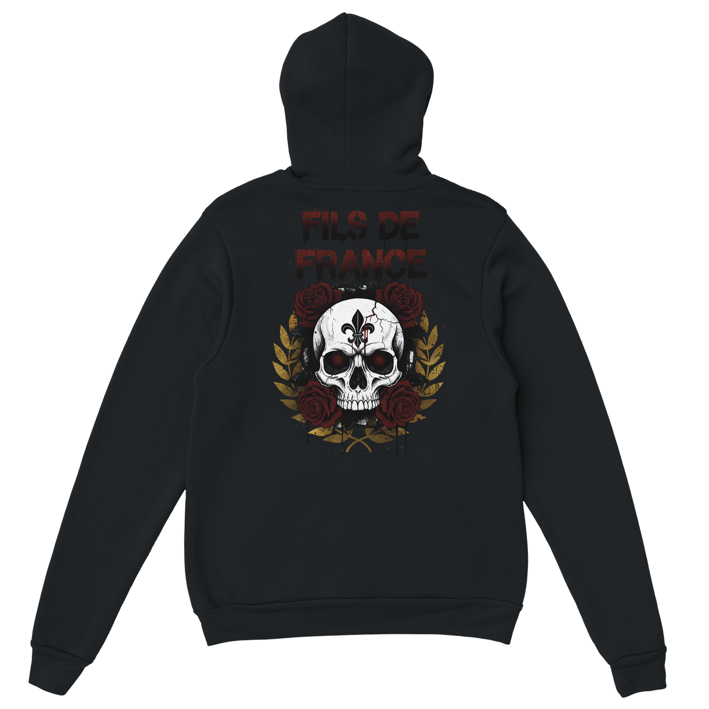 Sweat à capuche homme Fils de France – Hoodie premium en coton mélangé