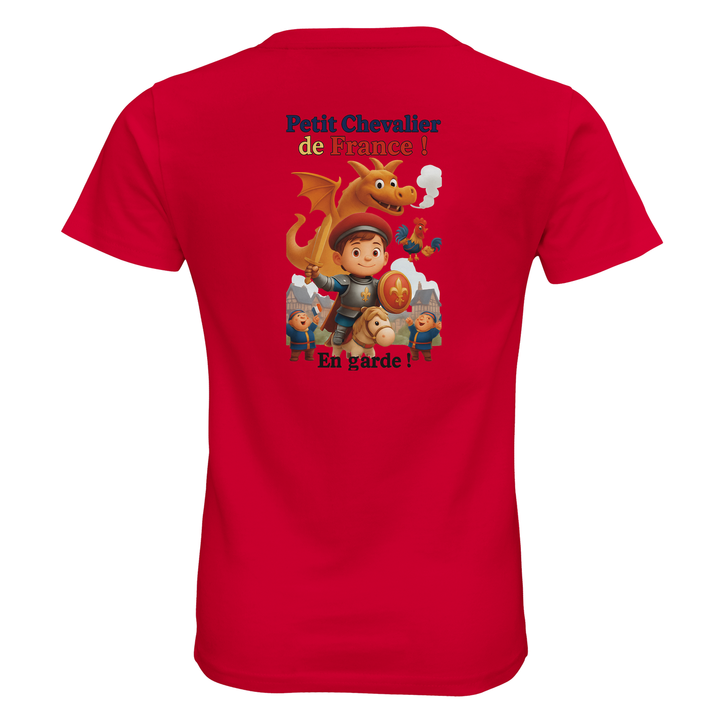 Organic slim-fit T-shirt for boys Little Knight of France | SOL'S Pioneer Kids 03578