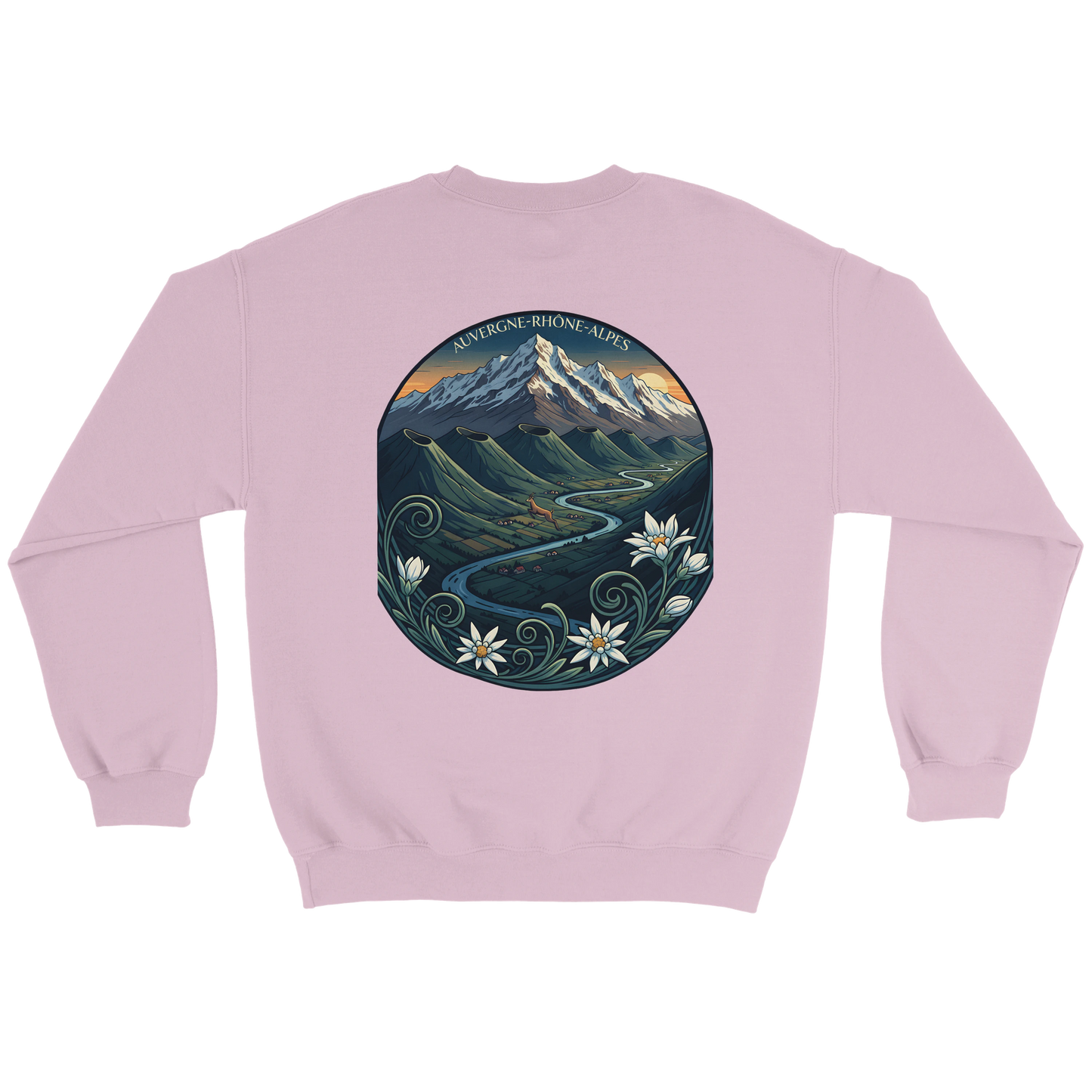 Sweat-shirt Unisexe Auvergne-Rhône-Alpes – Confort Classique