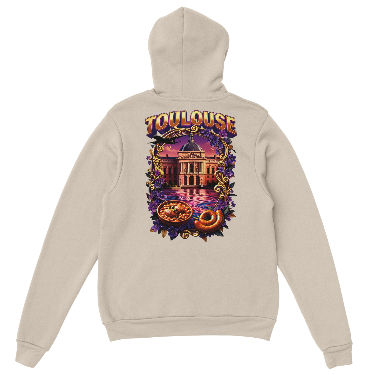 Sweat à Capuche Unisexe Toulouse – Ville de France – Confort Premium