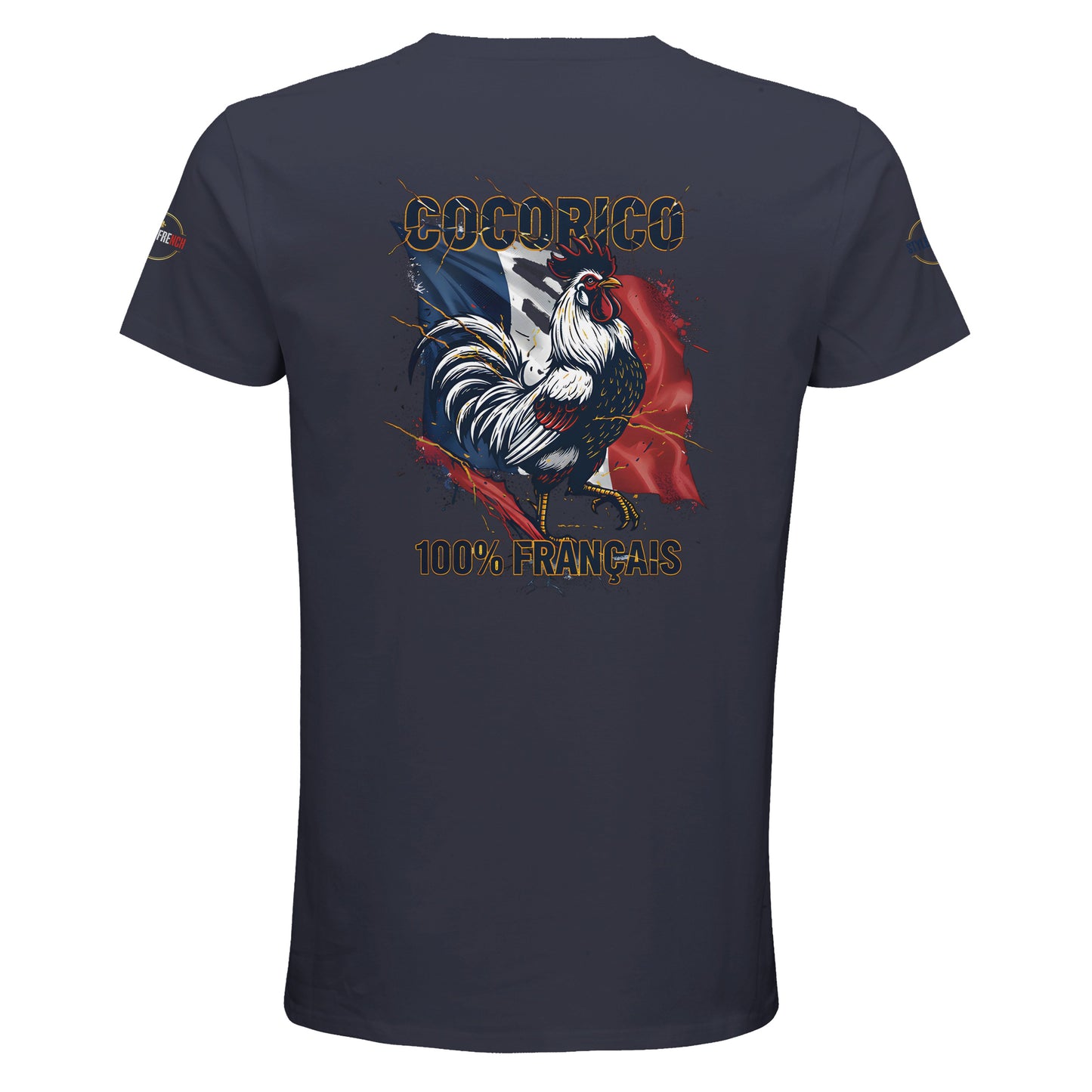 T-shirt Homme Cocorico - Coton Bio Premium à Col Rond