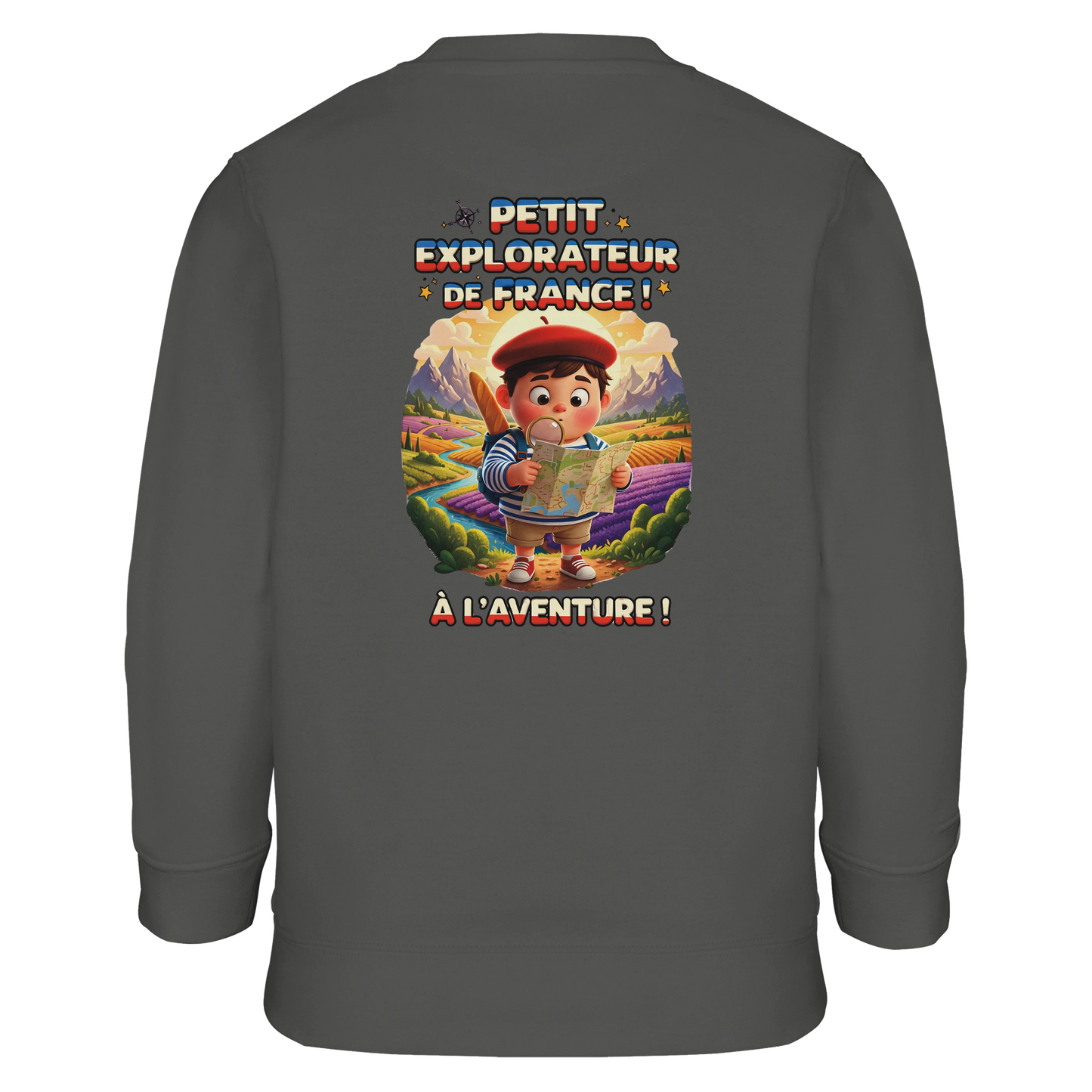 Sweat-shirt Garçon Petit Explorateur – Confort Éco-Responsable