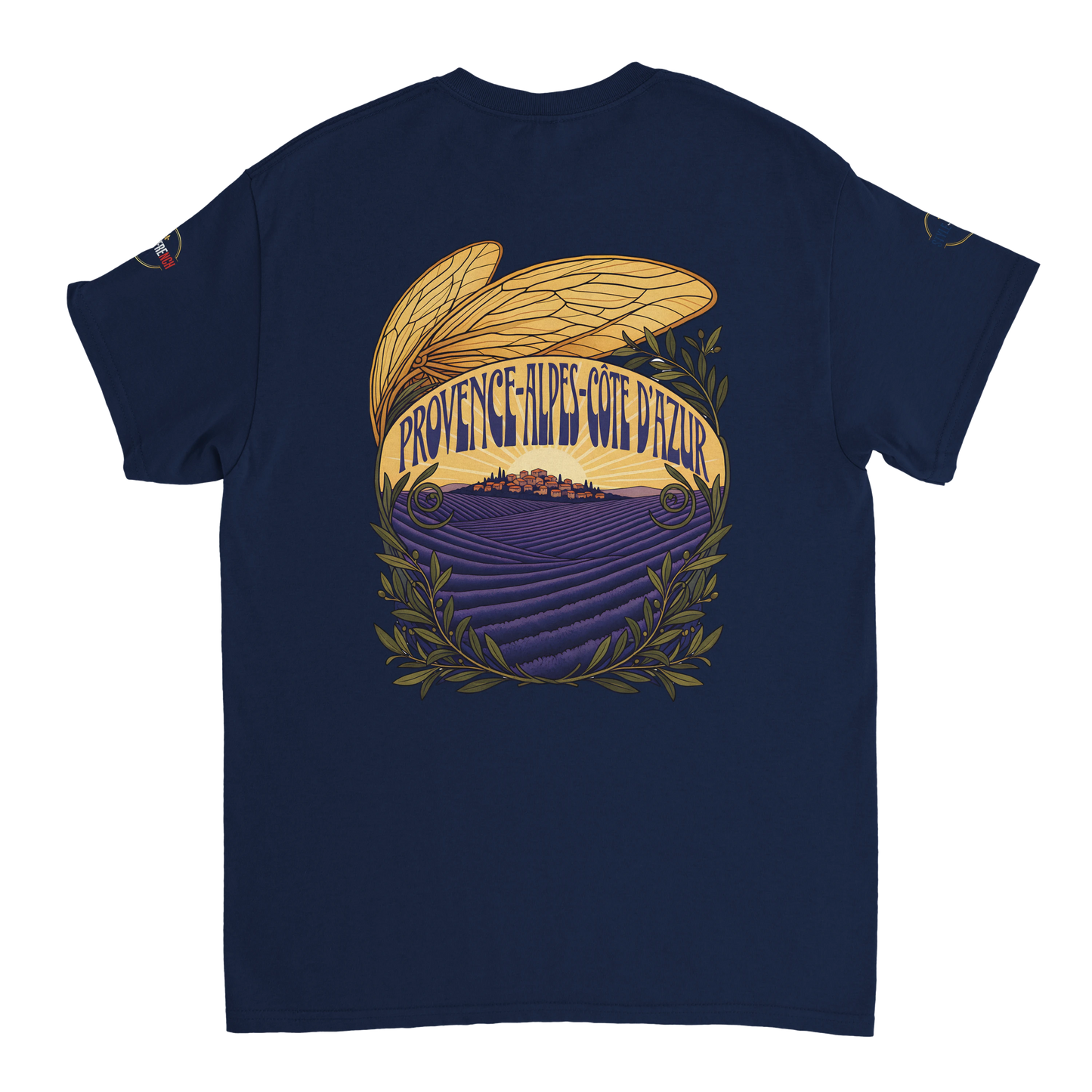 T-Shirt Unisexe Provence-Alpes-Côte d'Azur – Coton Épais Premium
