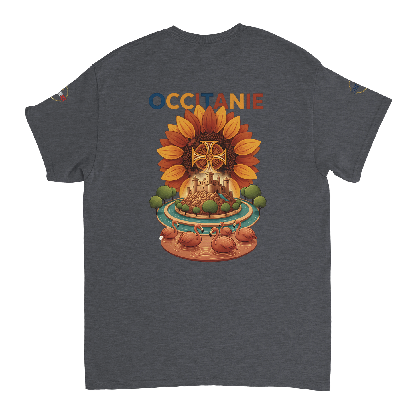 T-shirt Unisexe Occitanie – Coton Épais Premium