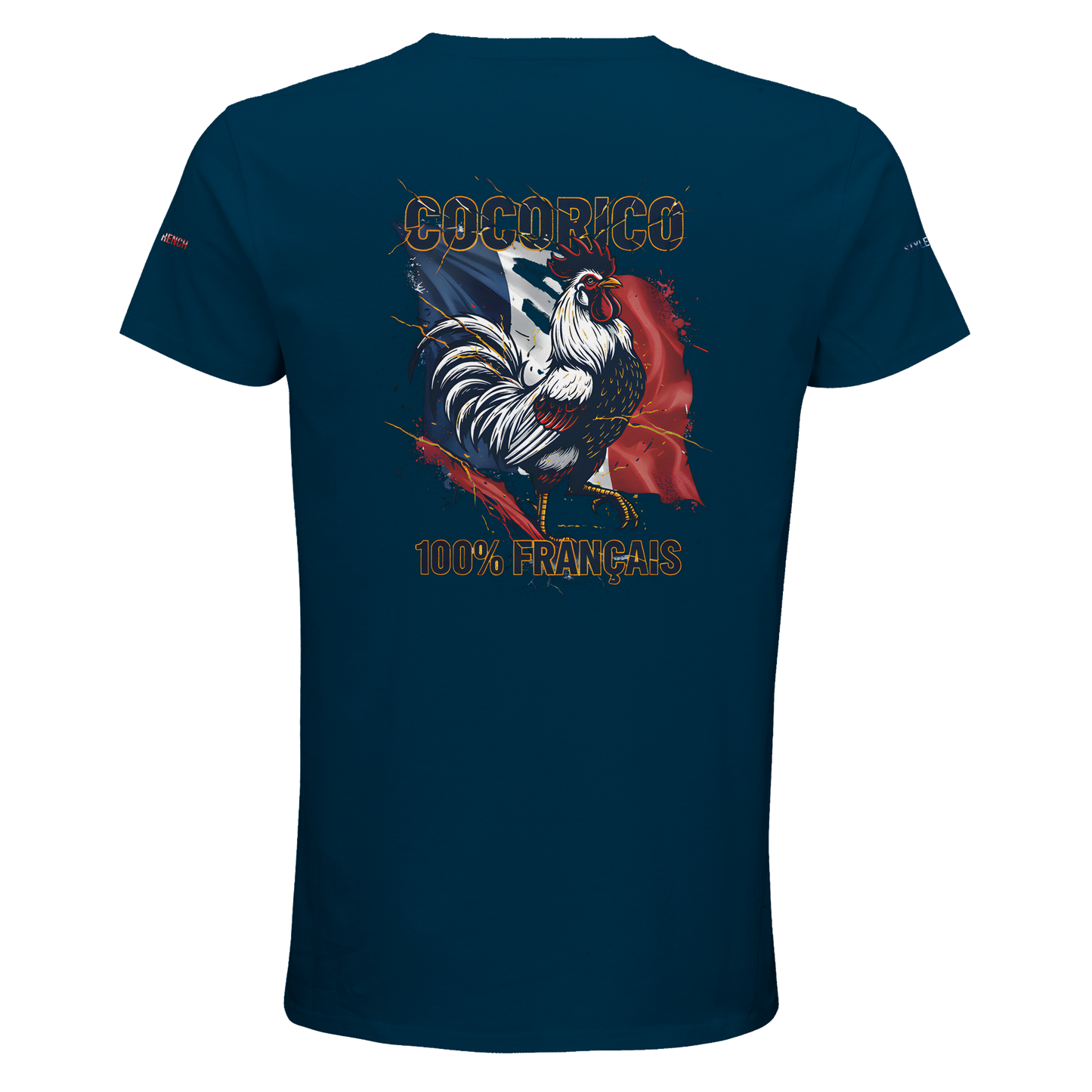 T-shirt Homme Cocorico - Coton Bio Premium à Col Rond