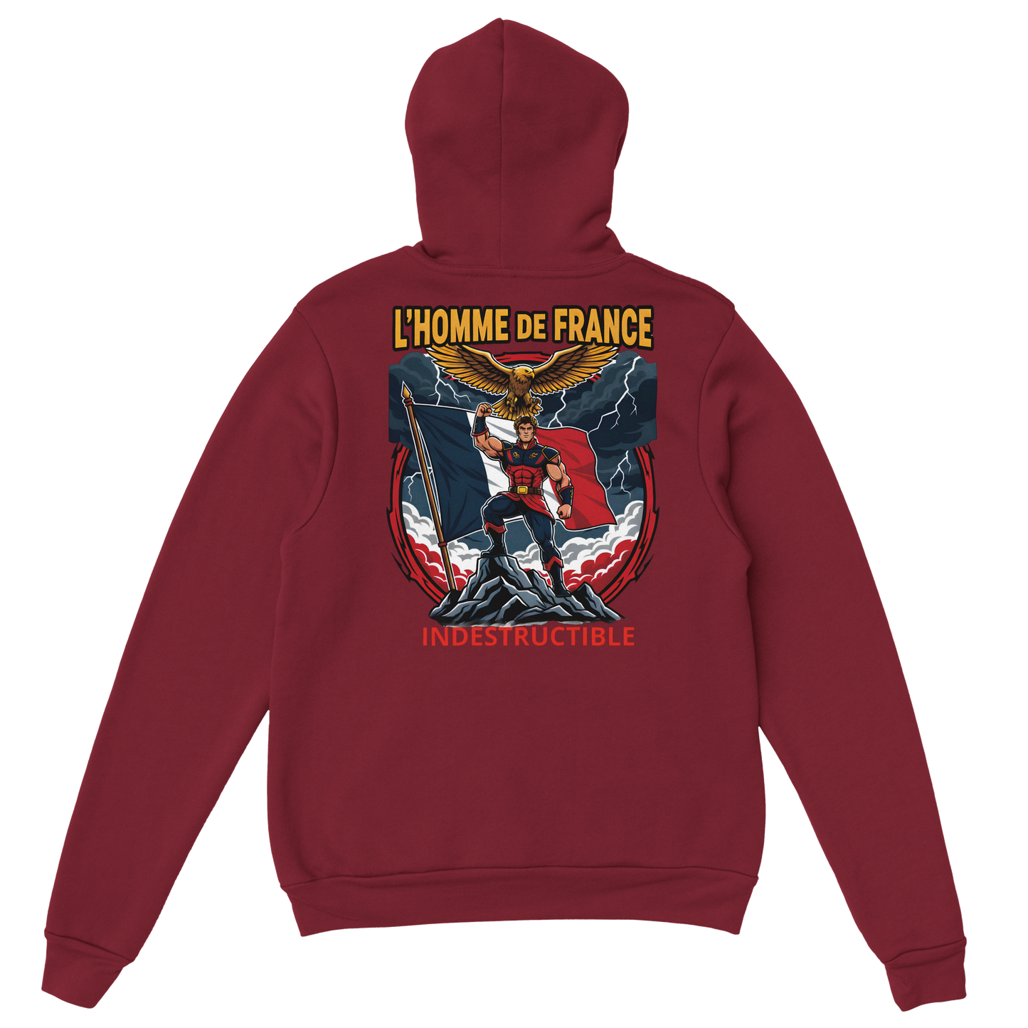 Sweat à Capuche Homme homme de France - Design France - Confort Premium