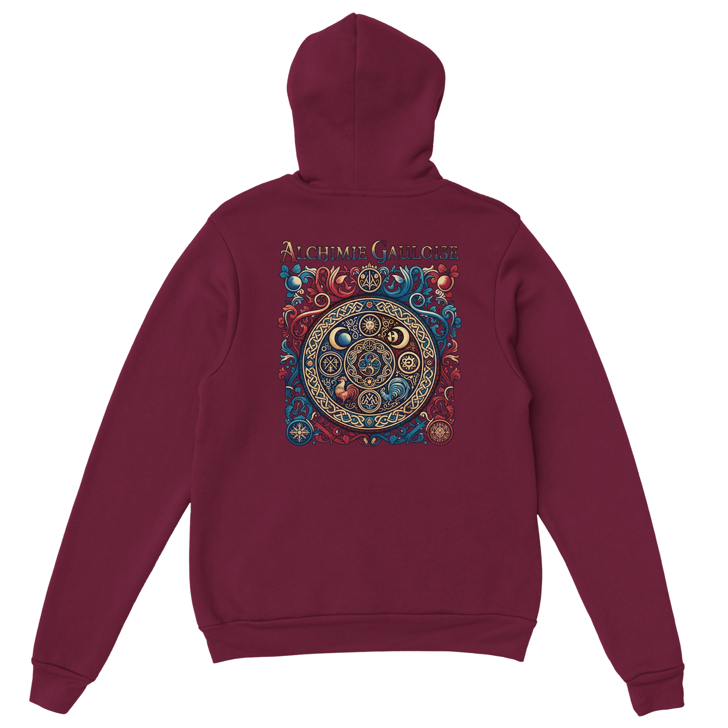 Sweat à capuche homme Alchimie Gauloise – Hoodie premium en coton mélangé