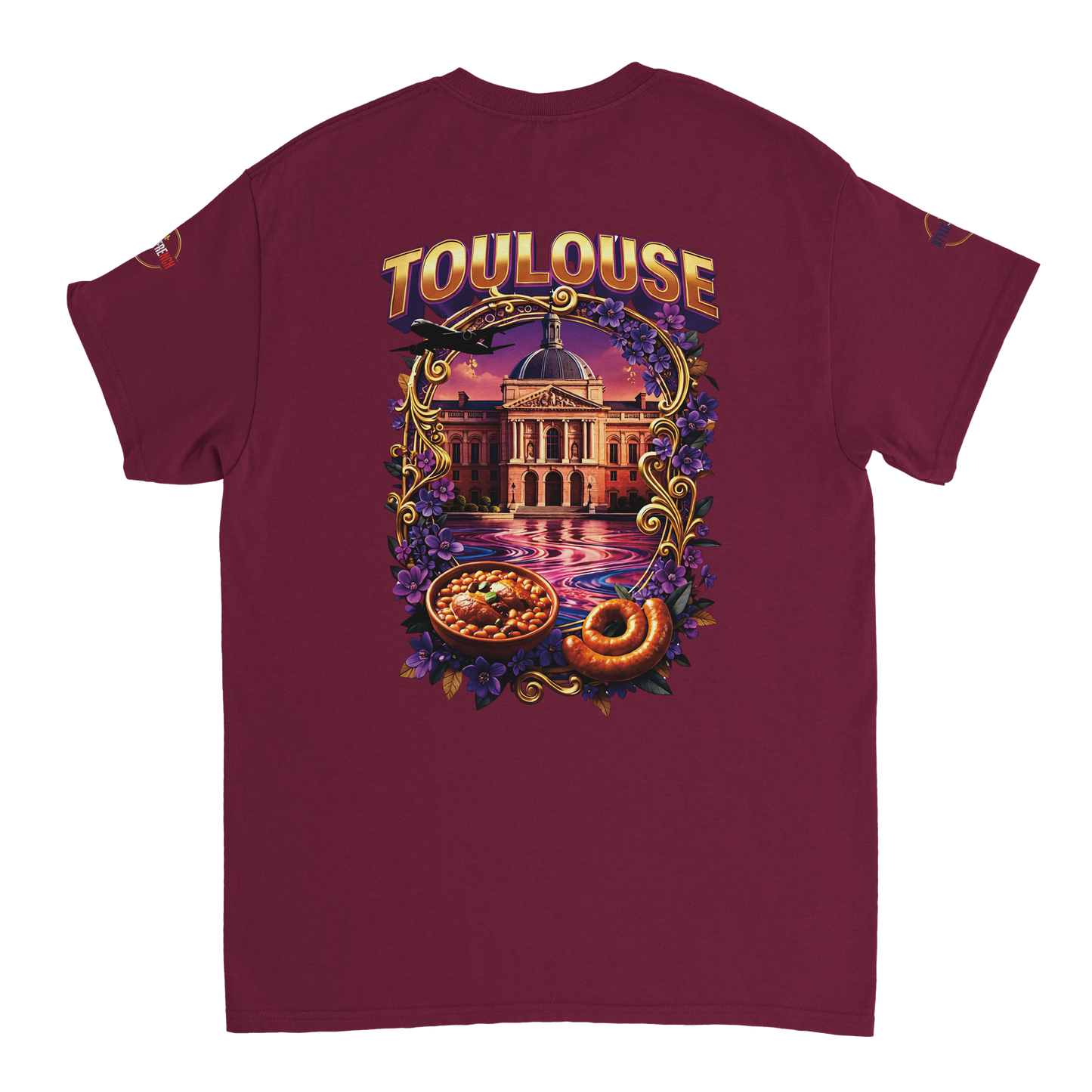 T-Shirt Unisexe Toulouse France – T-Shirt en Coton Premium à Coupe Classique
