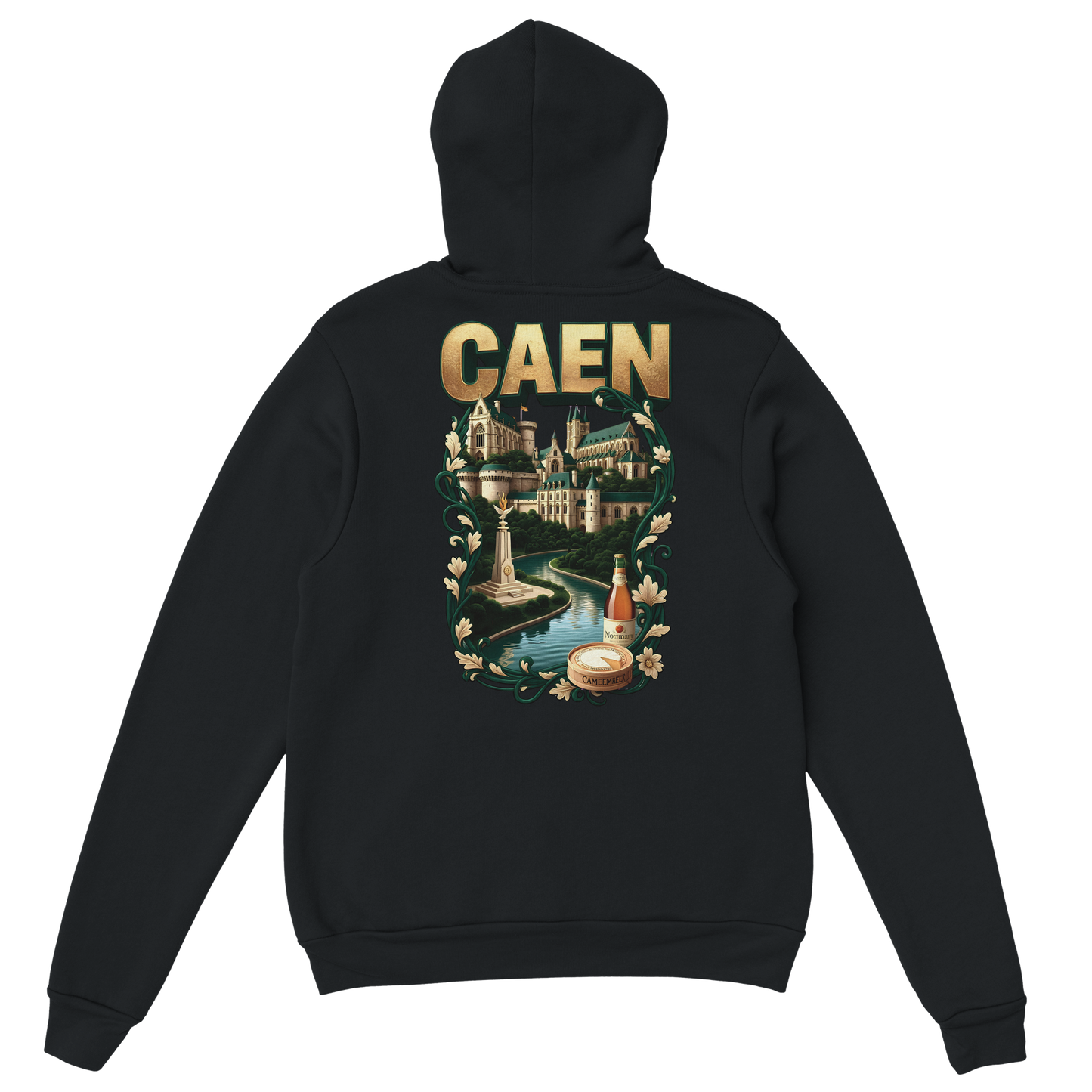 Sweat à capuche Caen - Ville de France - Unisexe Premium