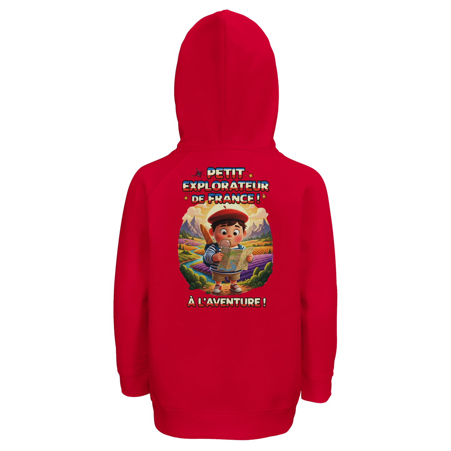 Sweat à Capuche Enfant Petit Explorateur - Coton Bio et Durable