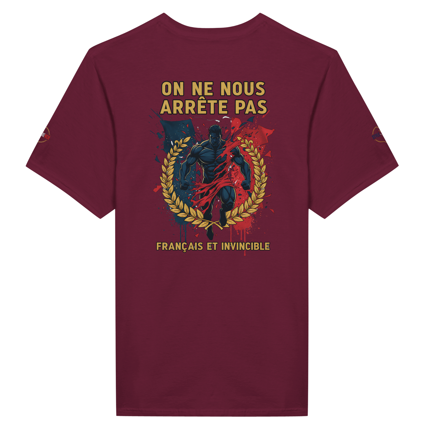 T-shirt Homme 'On  nous arrête pas' – Coton Premium Confort