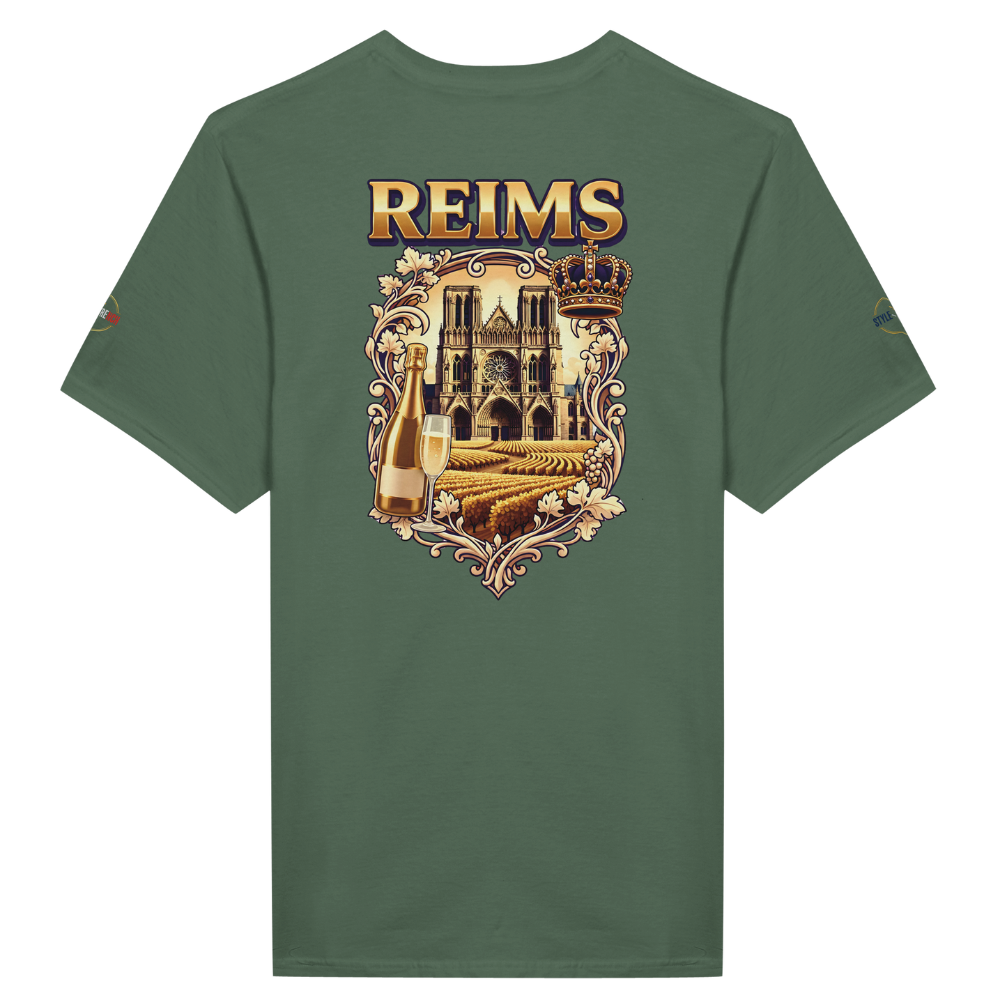T-shirt Unisexe Reims - Ville de France - Design Premium