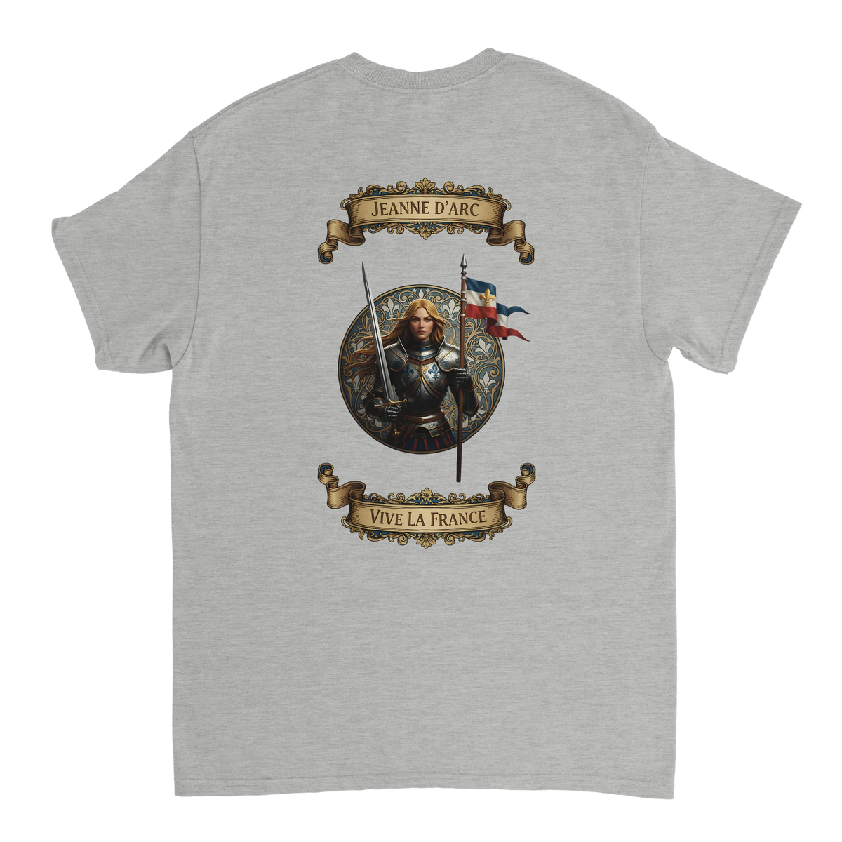 T-shirt Femme Jeanne d'Arc - Symbole Iconique en Coton Premium