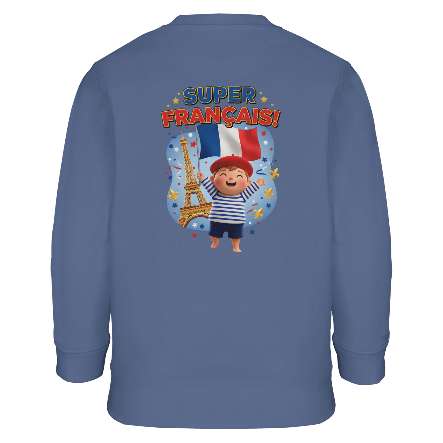 Sweat-shirt Enfant Éco-Responsable - Design Super Français