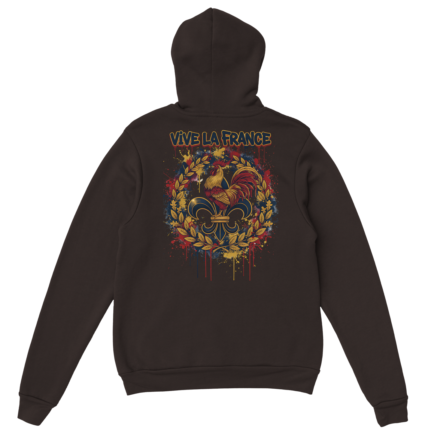 Sweat à Capuche Homme Vive la France – Confort et Style Tricolore