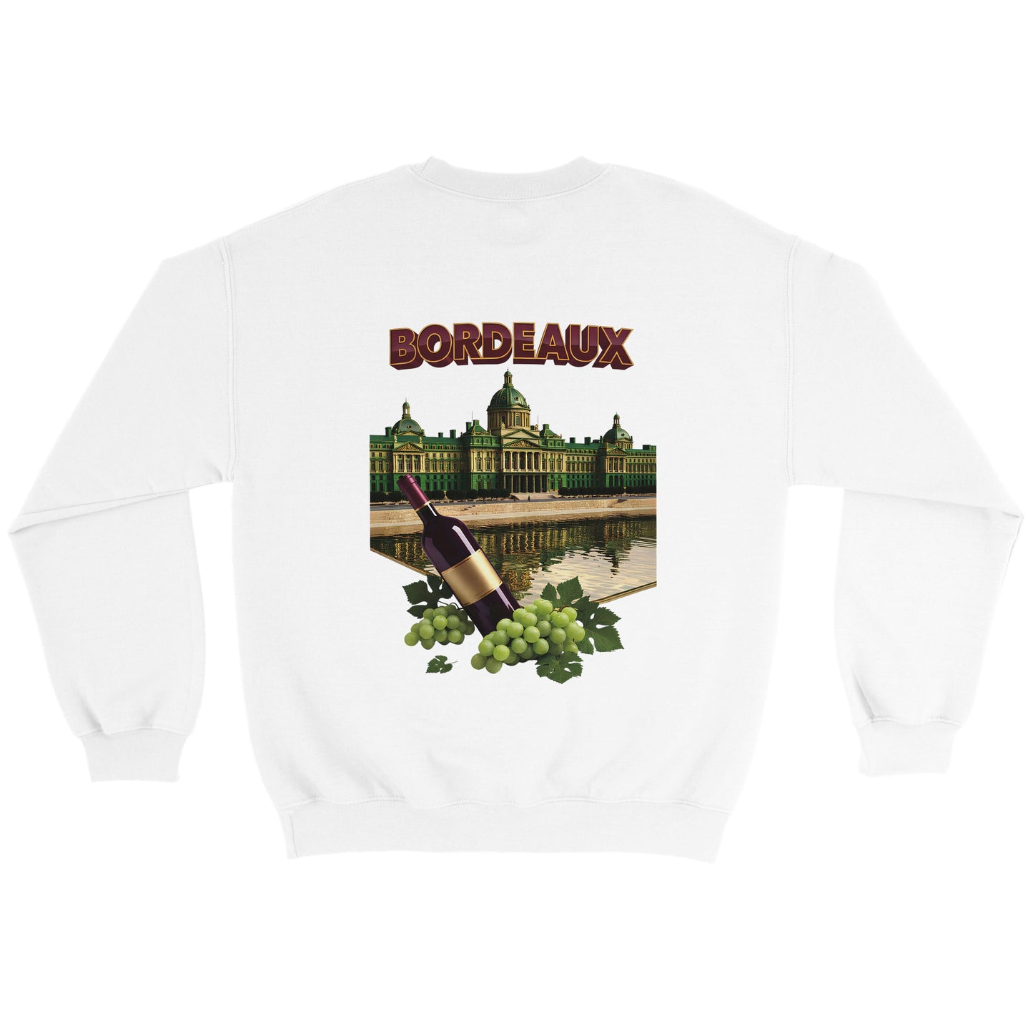 Sweat-shirt Unisexe Bordeaux Ville de France – Classique et Confortable