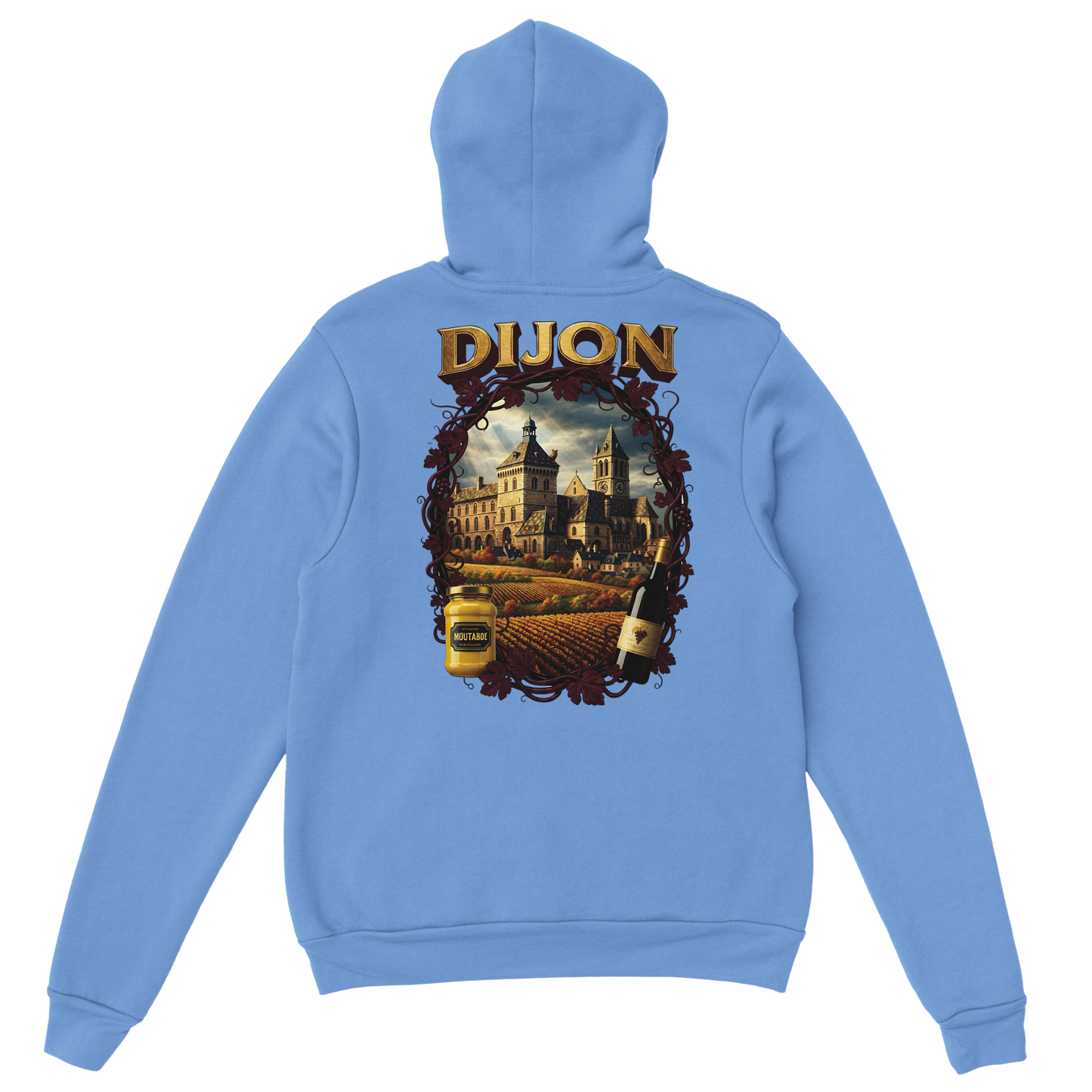 Sweat à Capuche Unisexe Dijon – Ville de France – Confort Premium