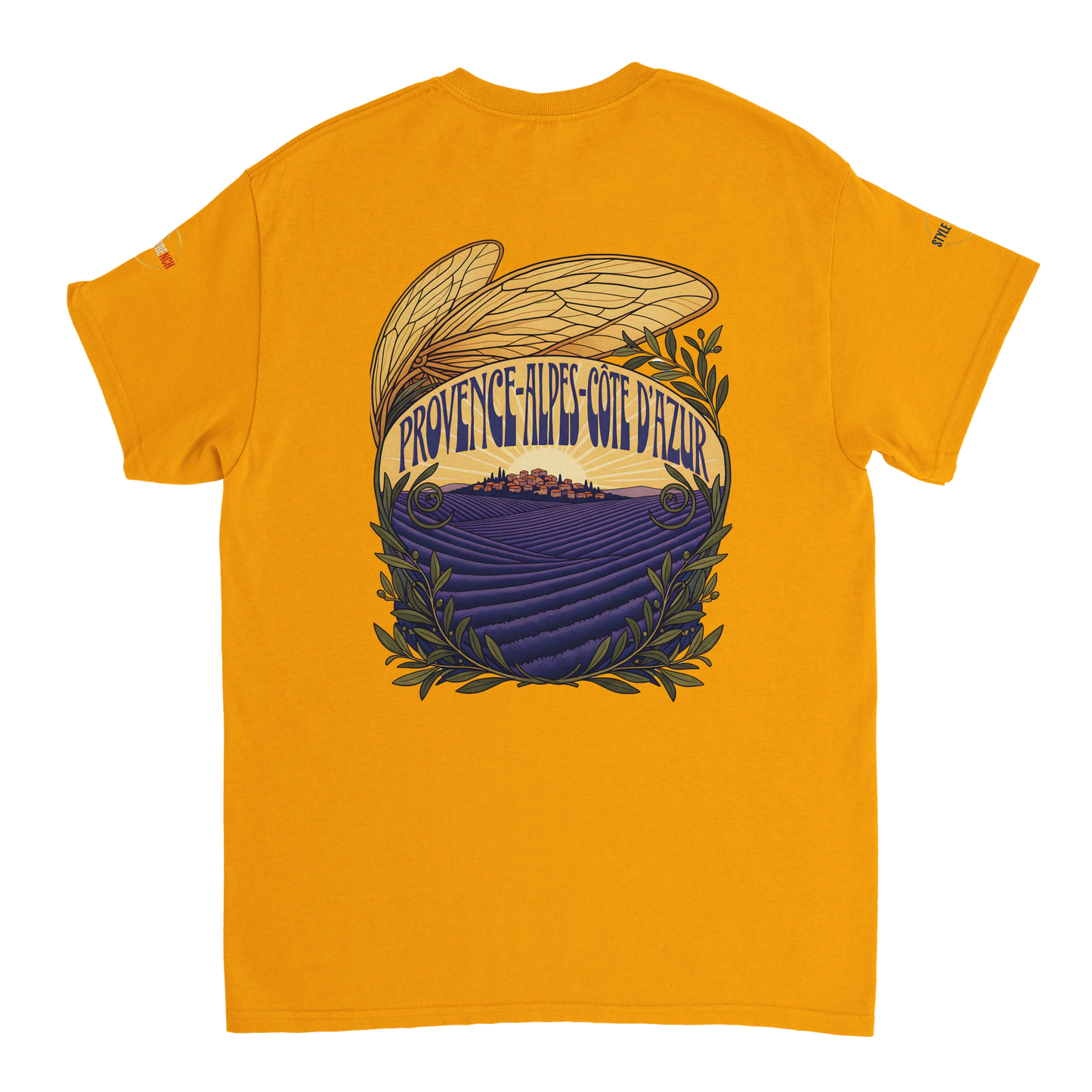 T-Shirt Unisexe Provence-Alpes-Côte d'Azur – Coton Épais Premium