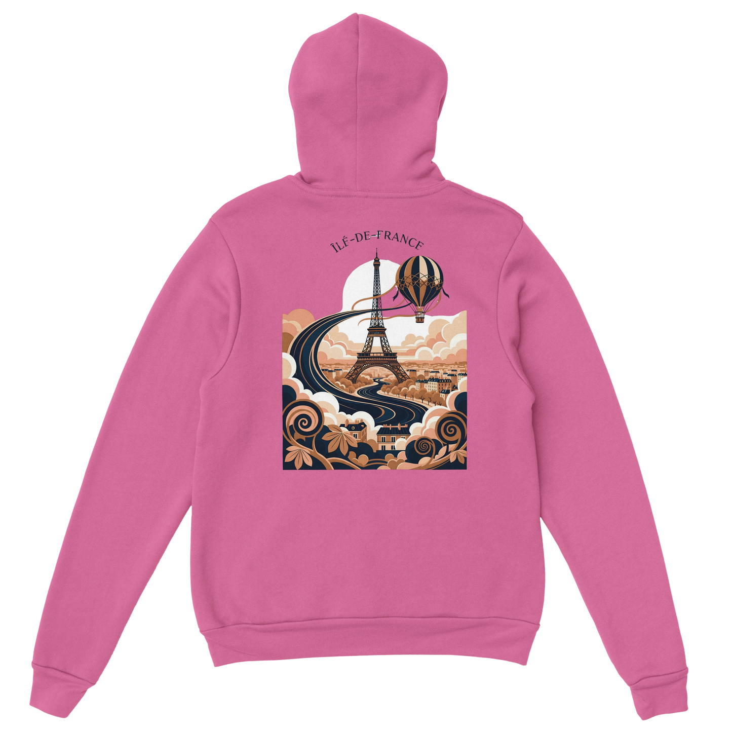 Sweat à Capuche Unisexe Île-de-France – Confort et Style Premium