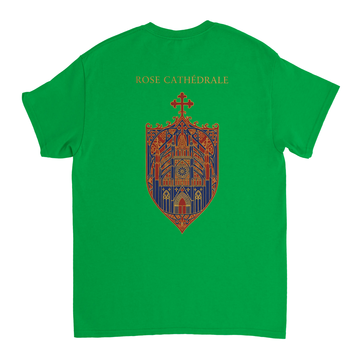 T-Shirt Femme Rose Cathédrale | Gildan 5000 Coton Épais