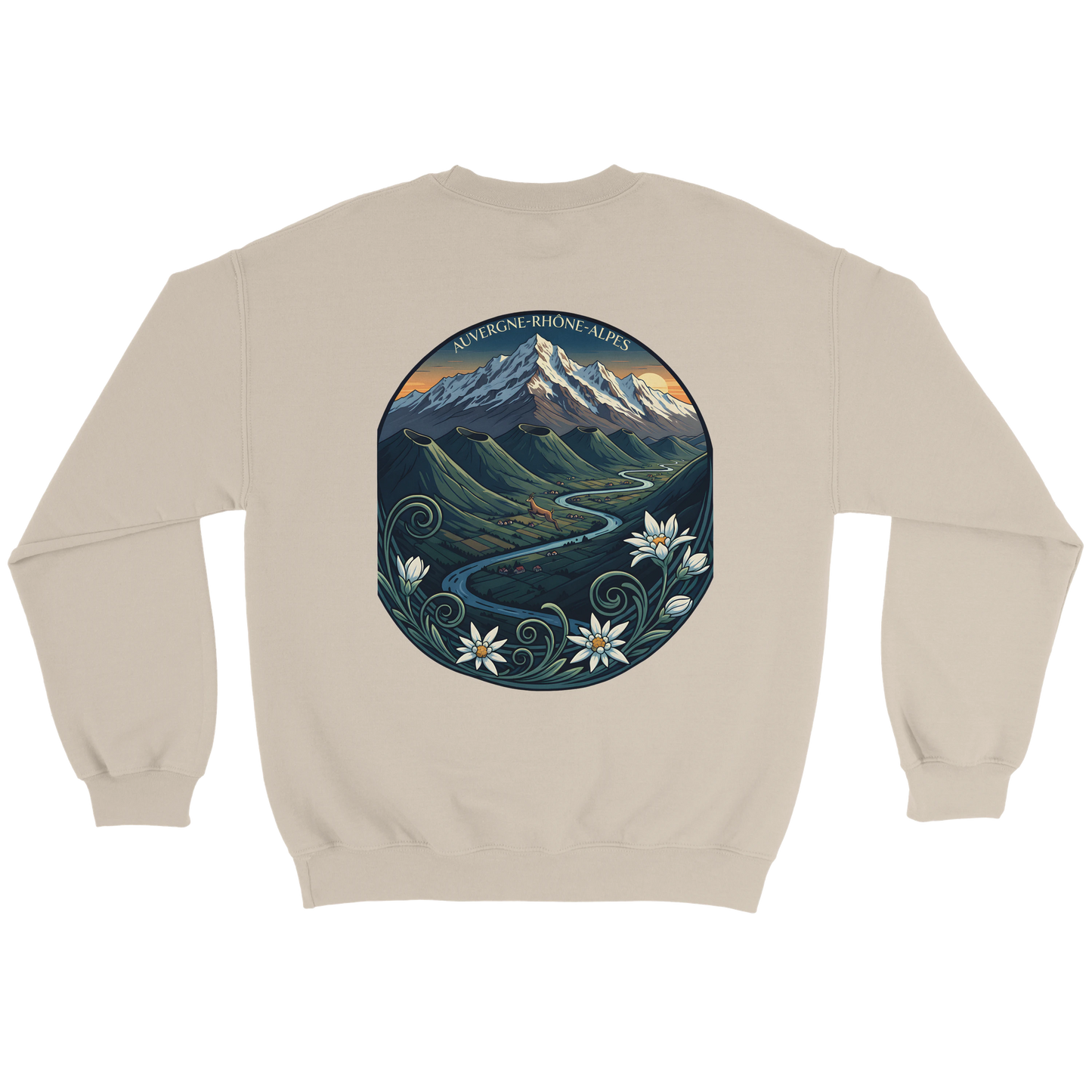 Sweat-shirt Unisexe Auvergne-Rhône-Alpes – Confort Classique