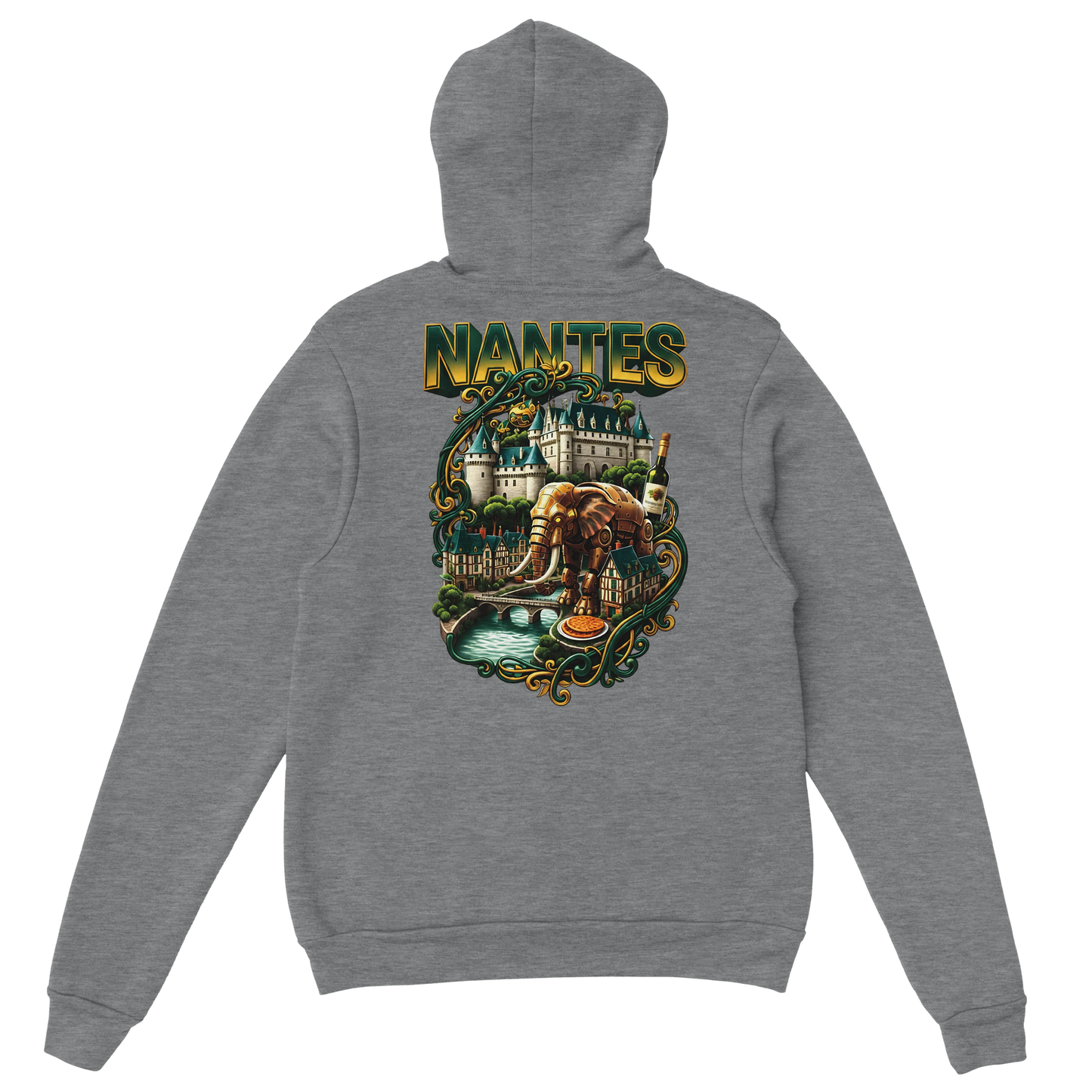 Sweat à capuche unisexe Nantes – Confort premium et style urbain