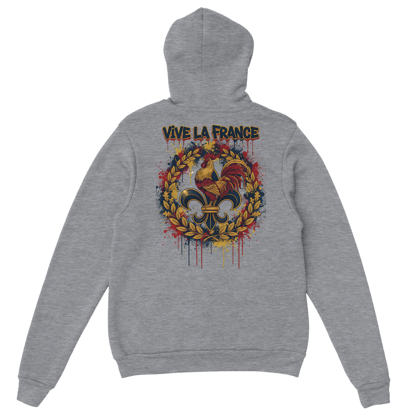 Sweat à Capuche Homme Vive la France – Confort et Style Tricolore