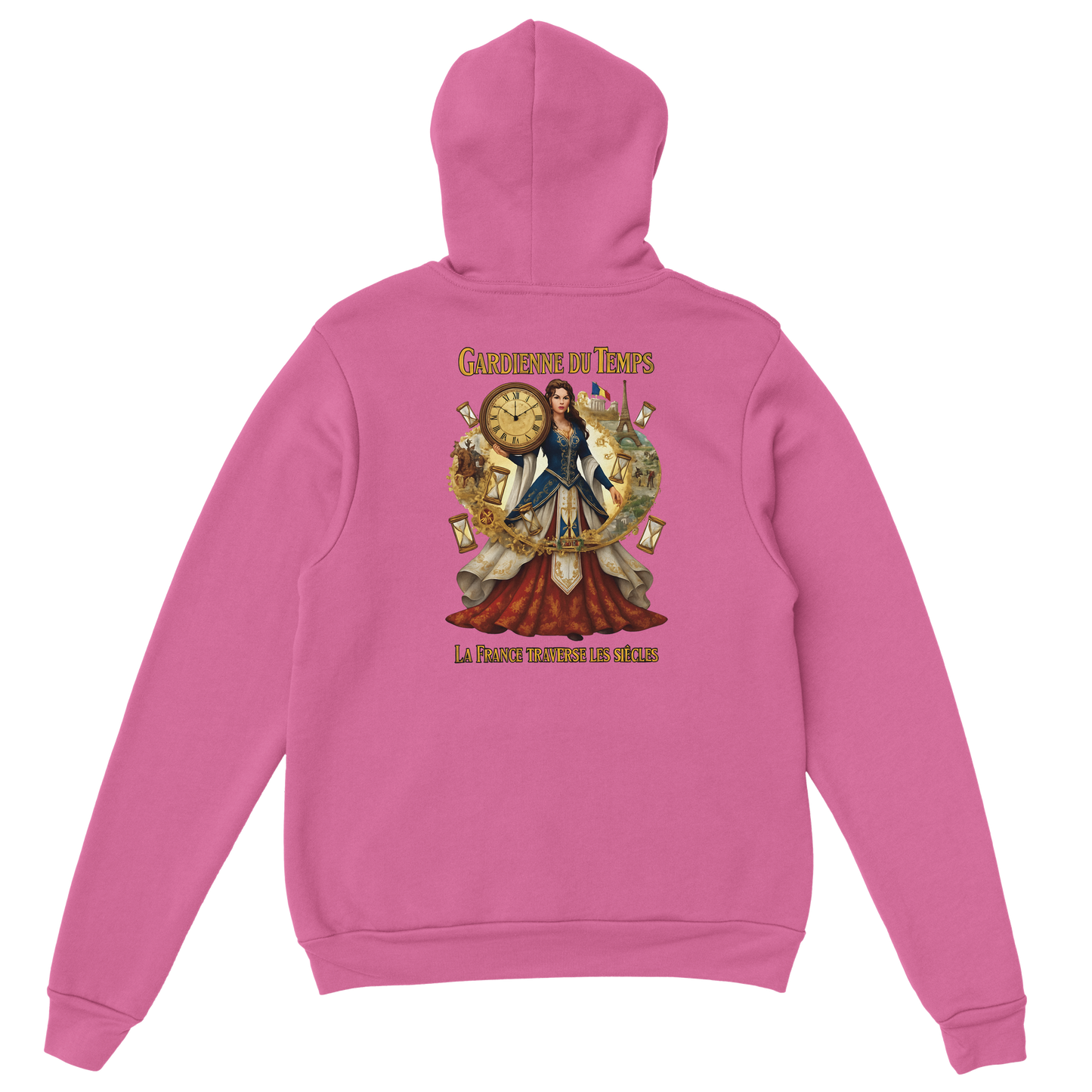 Sweat à Capuche Femme Gardienne du Temps - Confort Premium