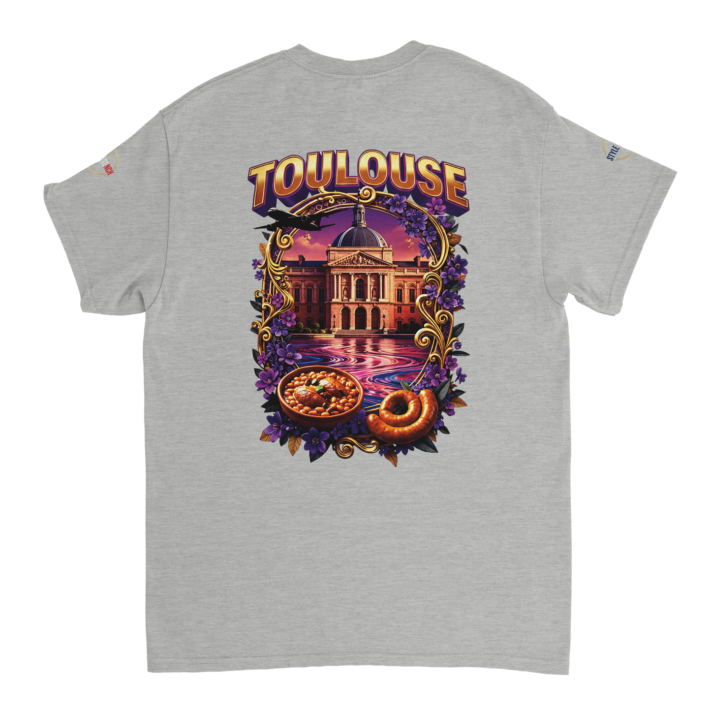T-Shirt Unisexe Toulouse France – T-Shirt en Coton Premium à Coupe Classique