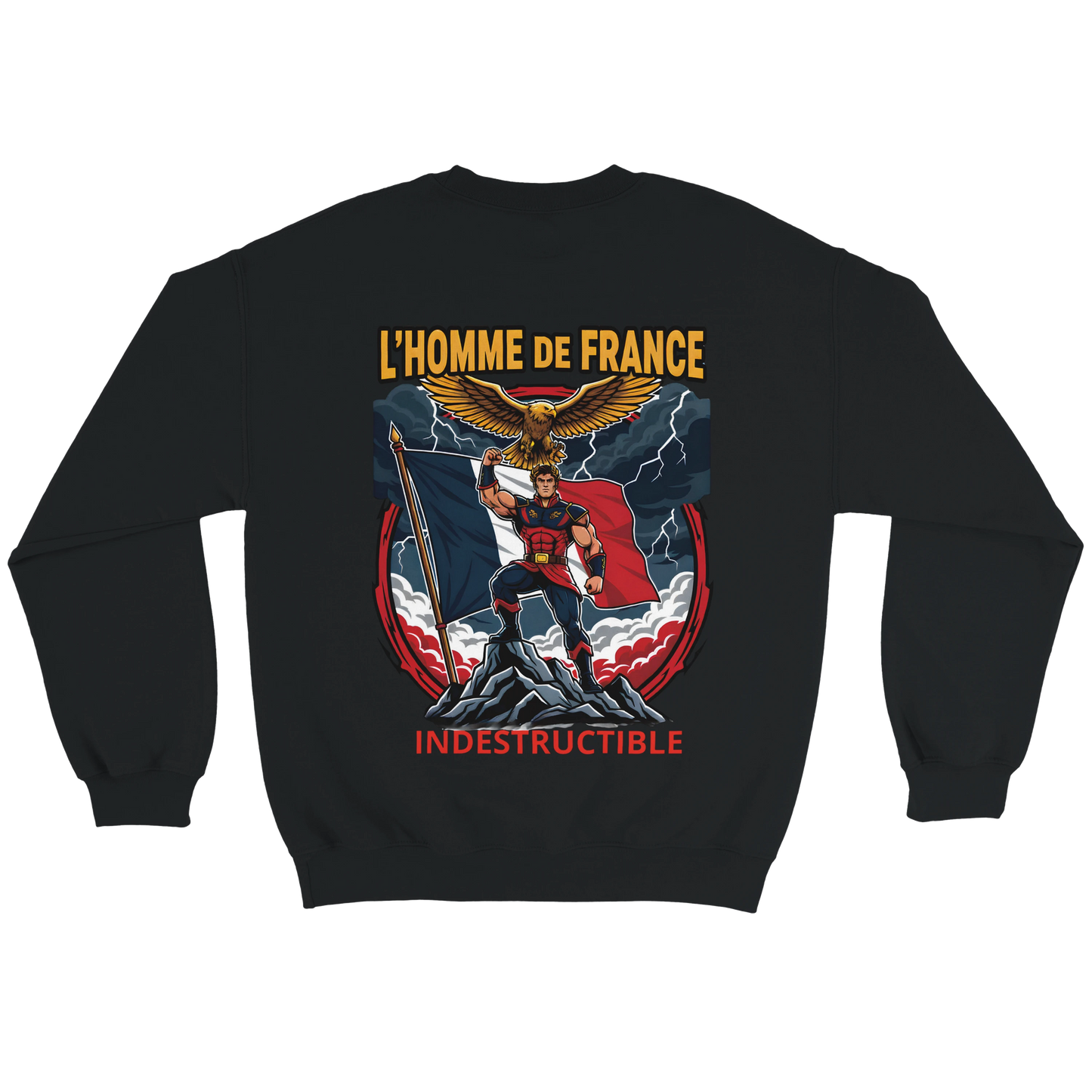 Sweat-shirt Homme France - Premium Cotton Blend Crewneck