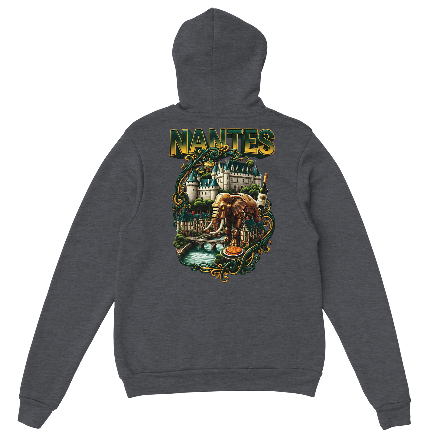 Sweat à capuche unisexe Nantes – Confort premium et style urbain