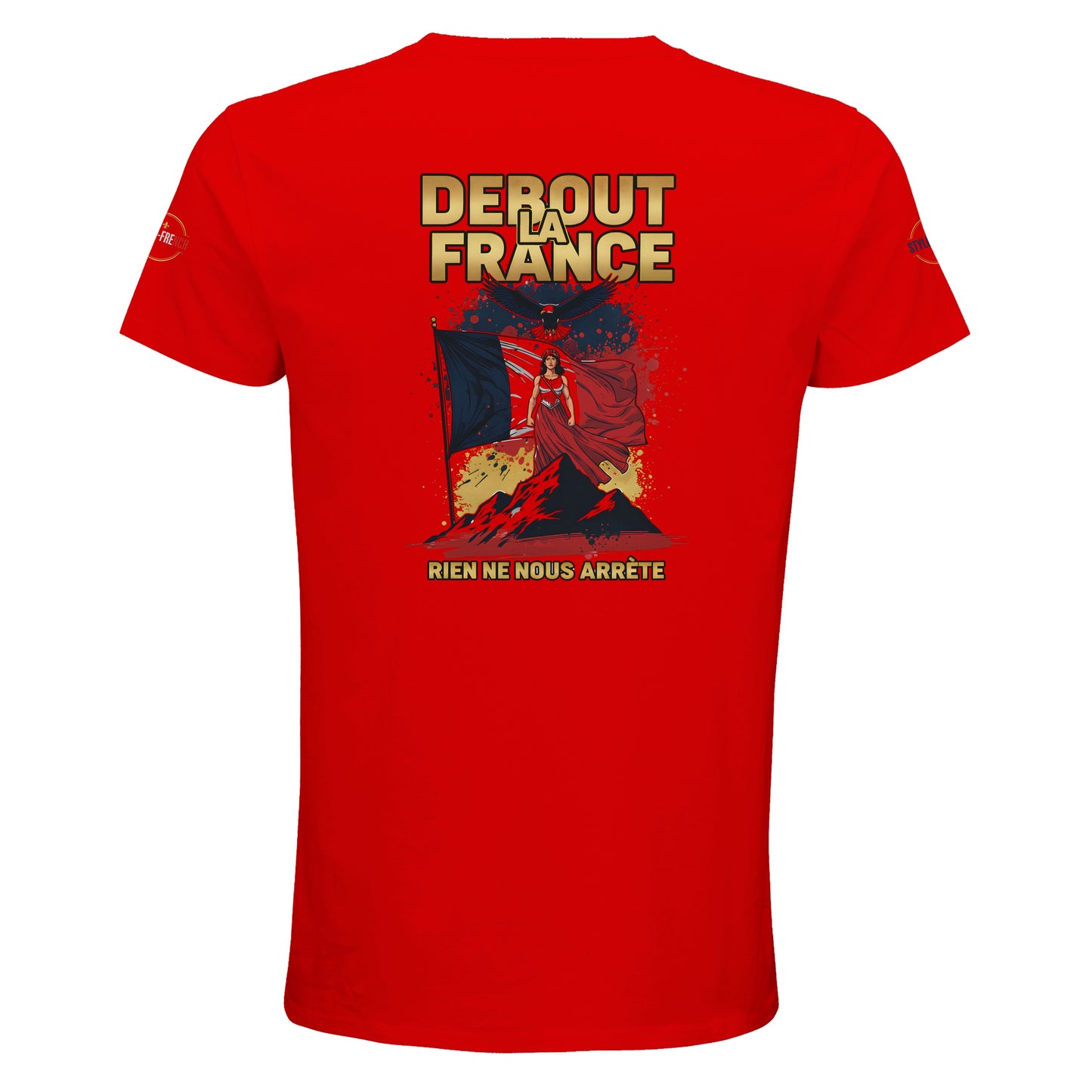 T-shirt Femme Debout la France – 100% Coton Bio