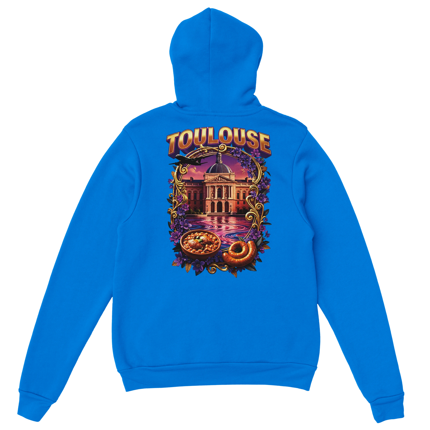 Sweat à Capuche Unisexe Toulouse – Ville de France – Confort Premium