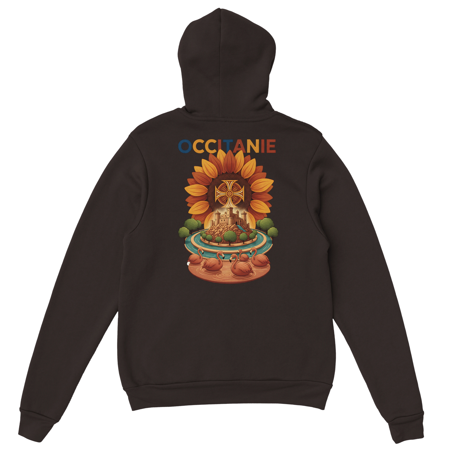 Sweat à Capuche Unisexe Occitanie – Hoodie Confortable et Résistant
