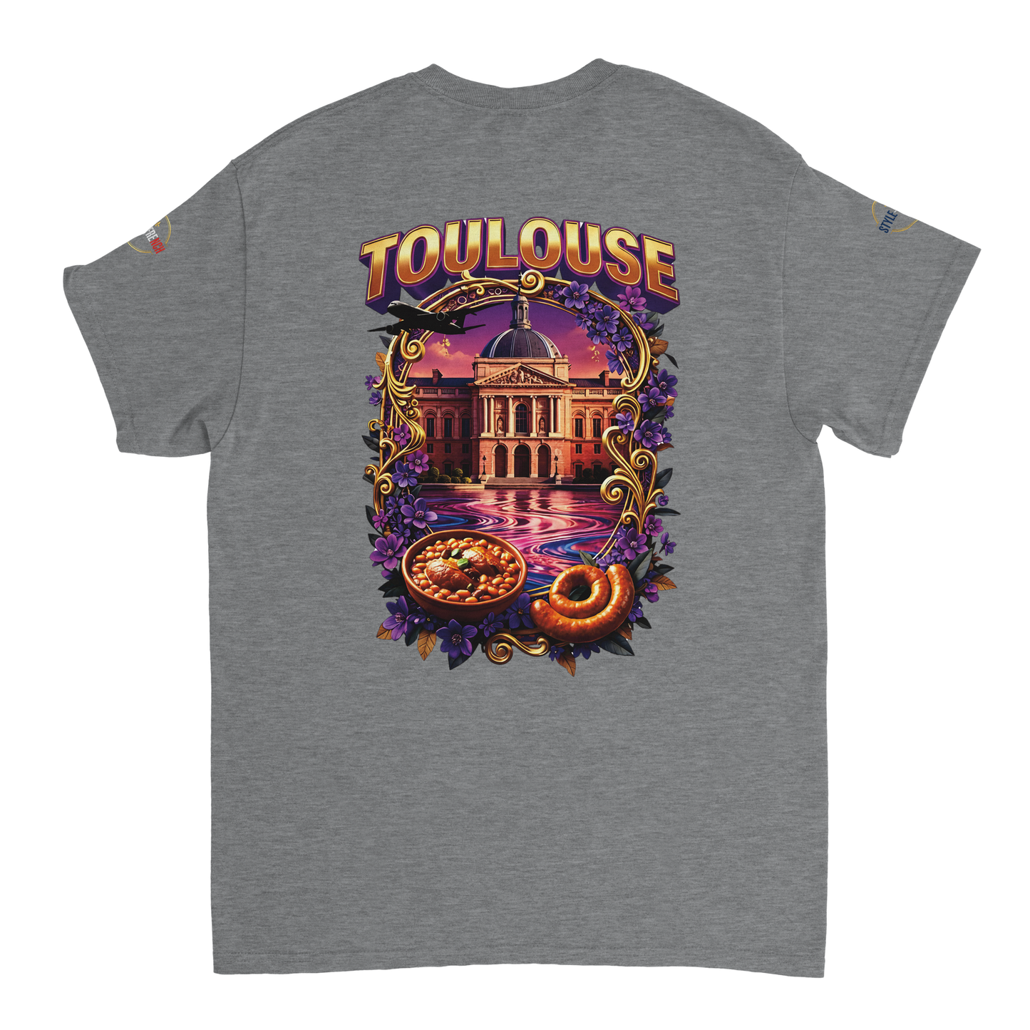 T-Shirt Unisexe Toulouse France – T-Shirt en Coton Premium à Coupe Classique
