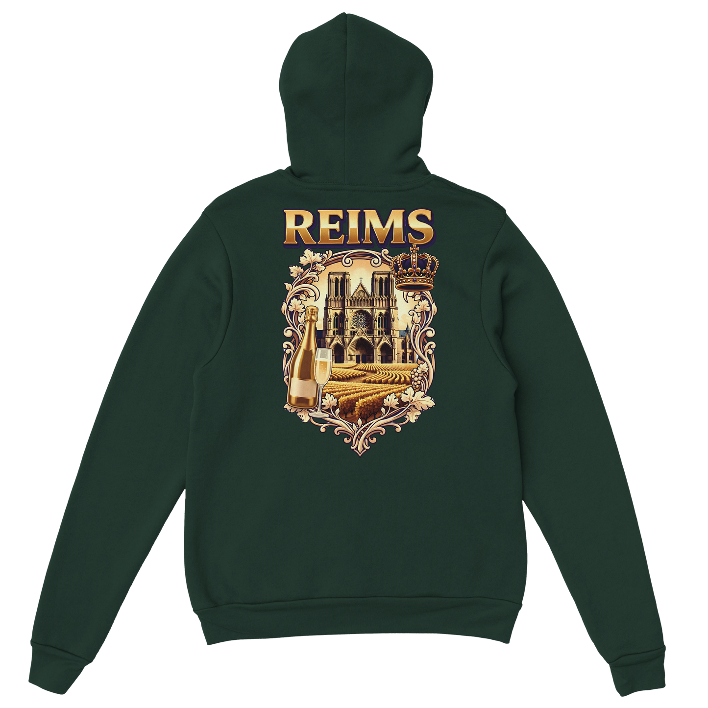 Sweat à capuche unisexe Reims - Confort premium avec conseils d'entretien