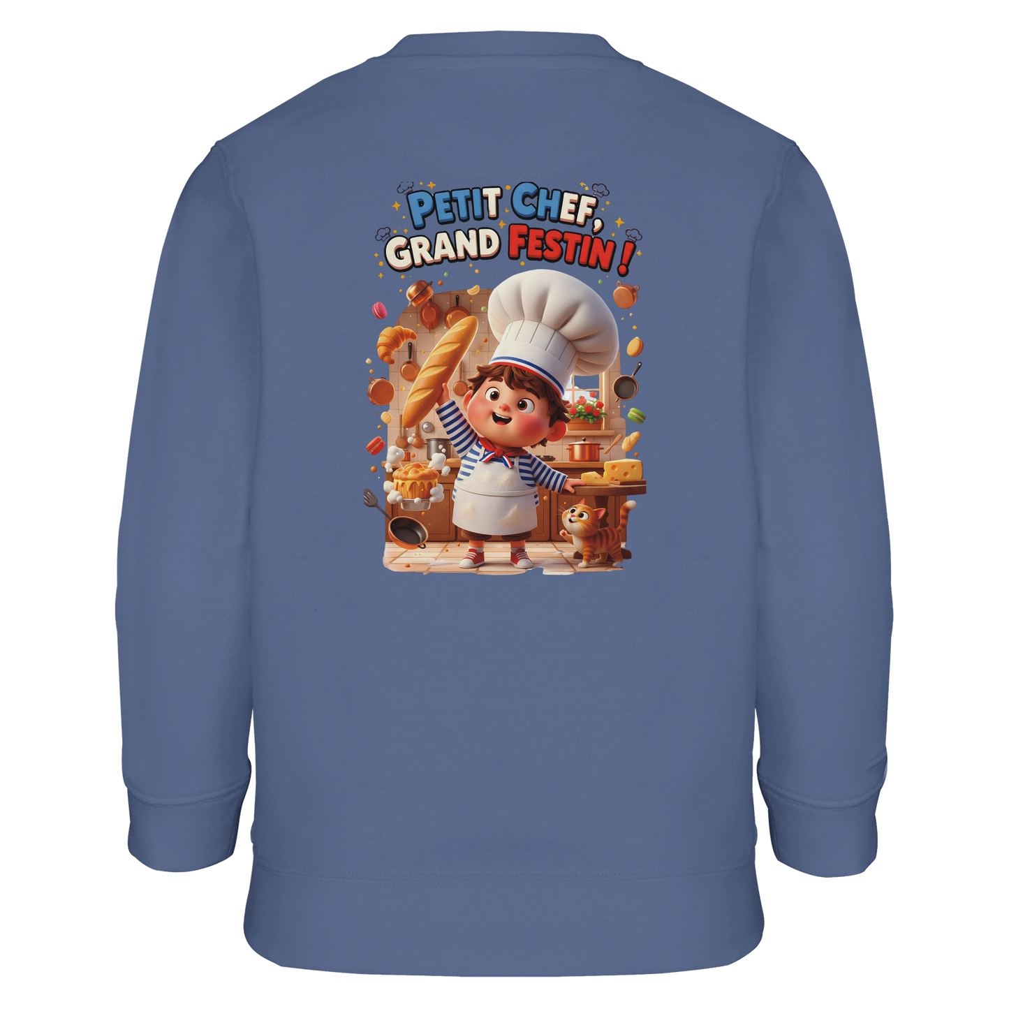 Petit Chef Grand Festin Sweat-shirt Enfant – Sweat Éco-responsable Confortable