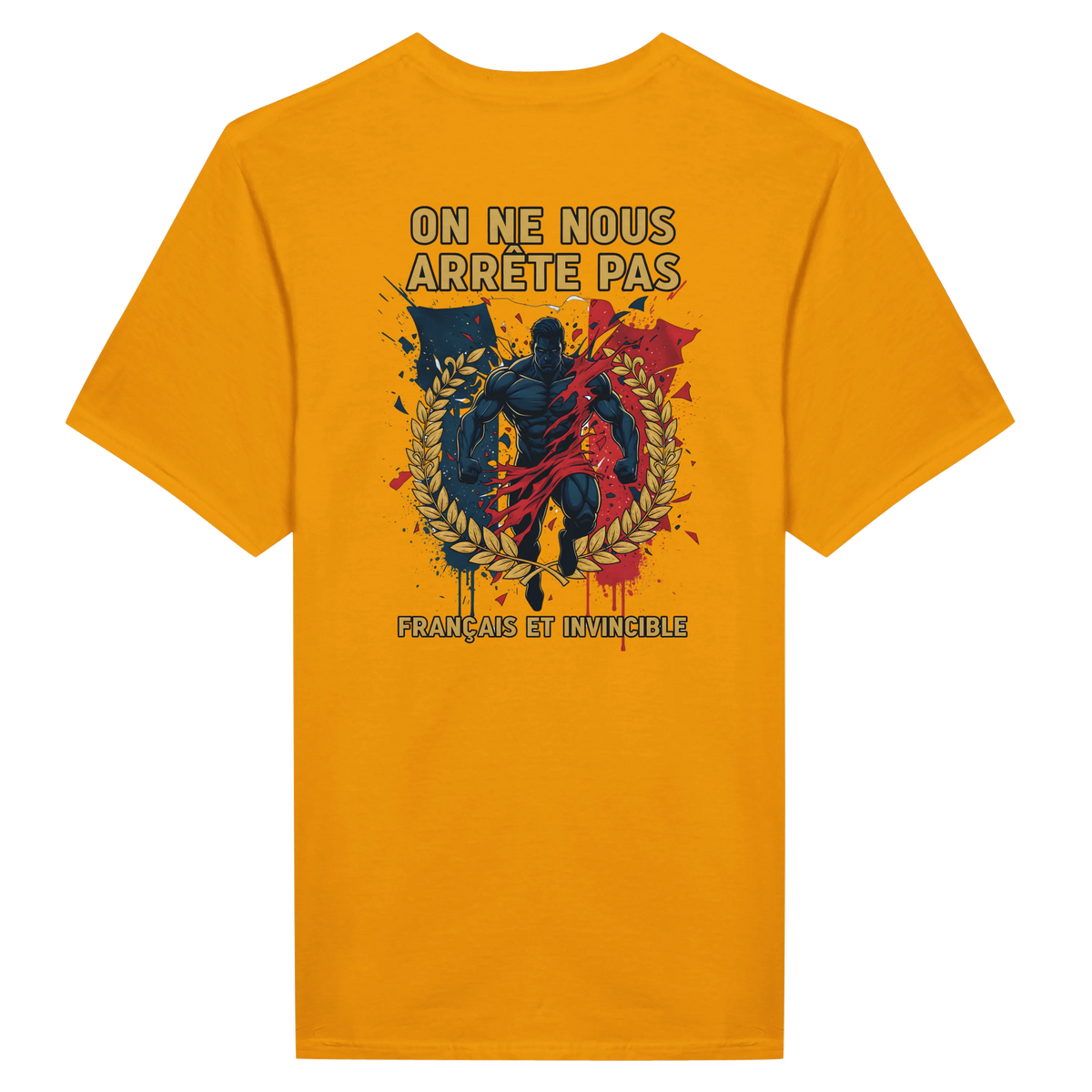 T-shirt Homme « On Nous Arrête Pas » - Classique Ras du Cou Gildan 64000
