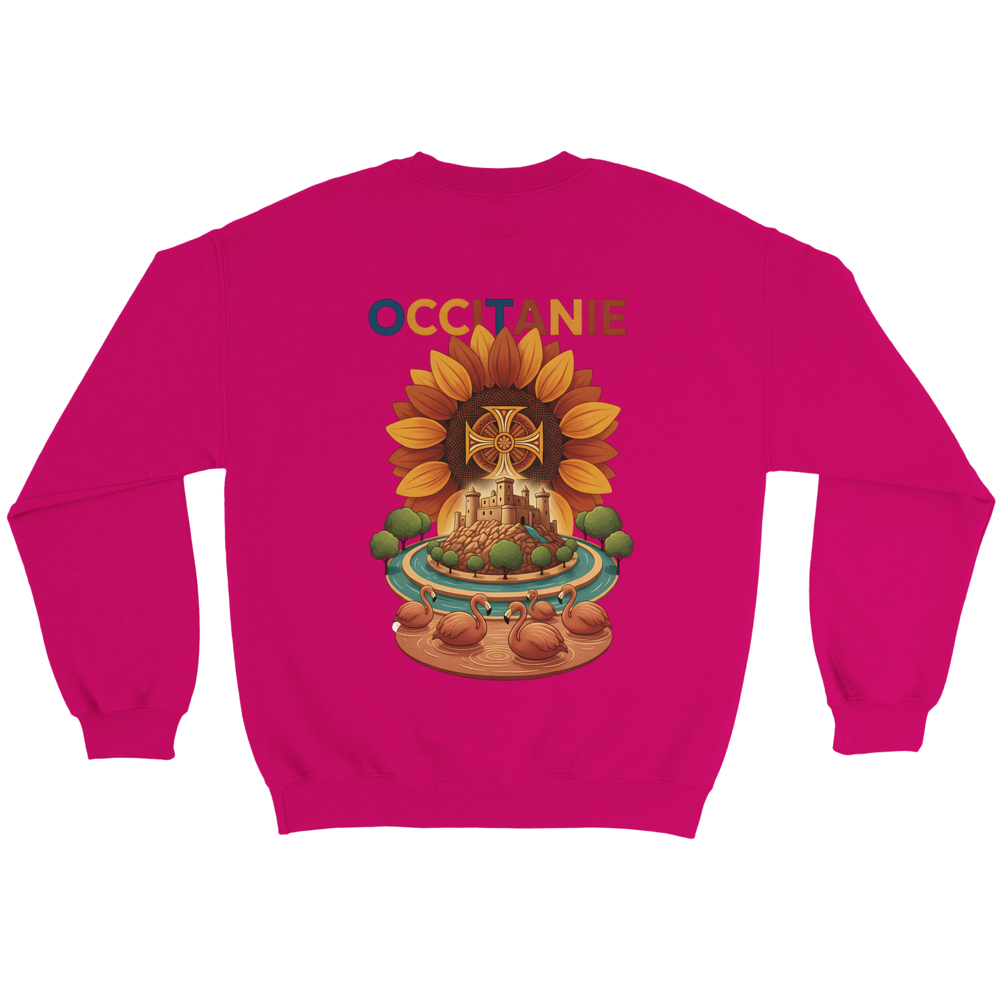 Sweat-shirt Unisexe Occitanie – Sweat Confortable et Résistant