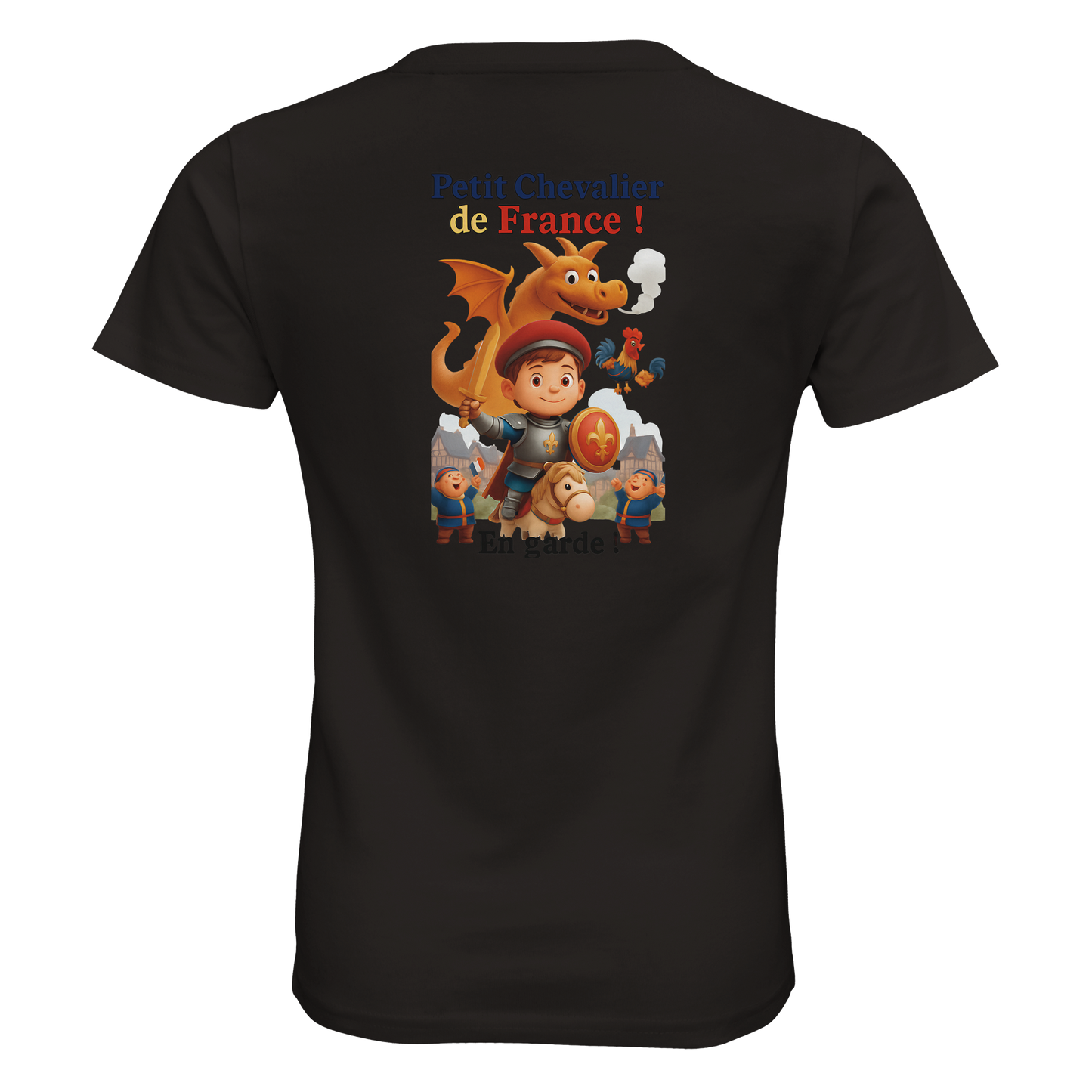Organic slim-fit T-shirt for boys Little Knight of France | SOL'S Pioneer Kids 03578