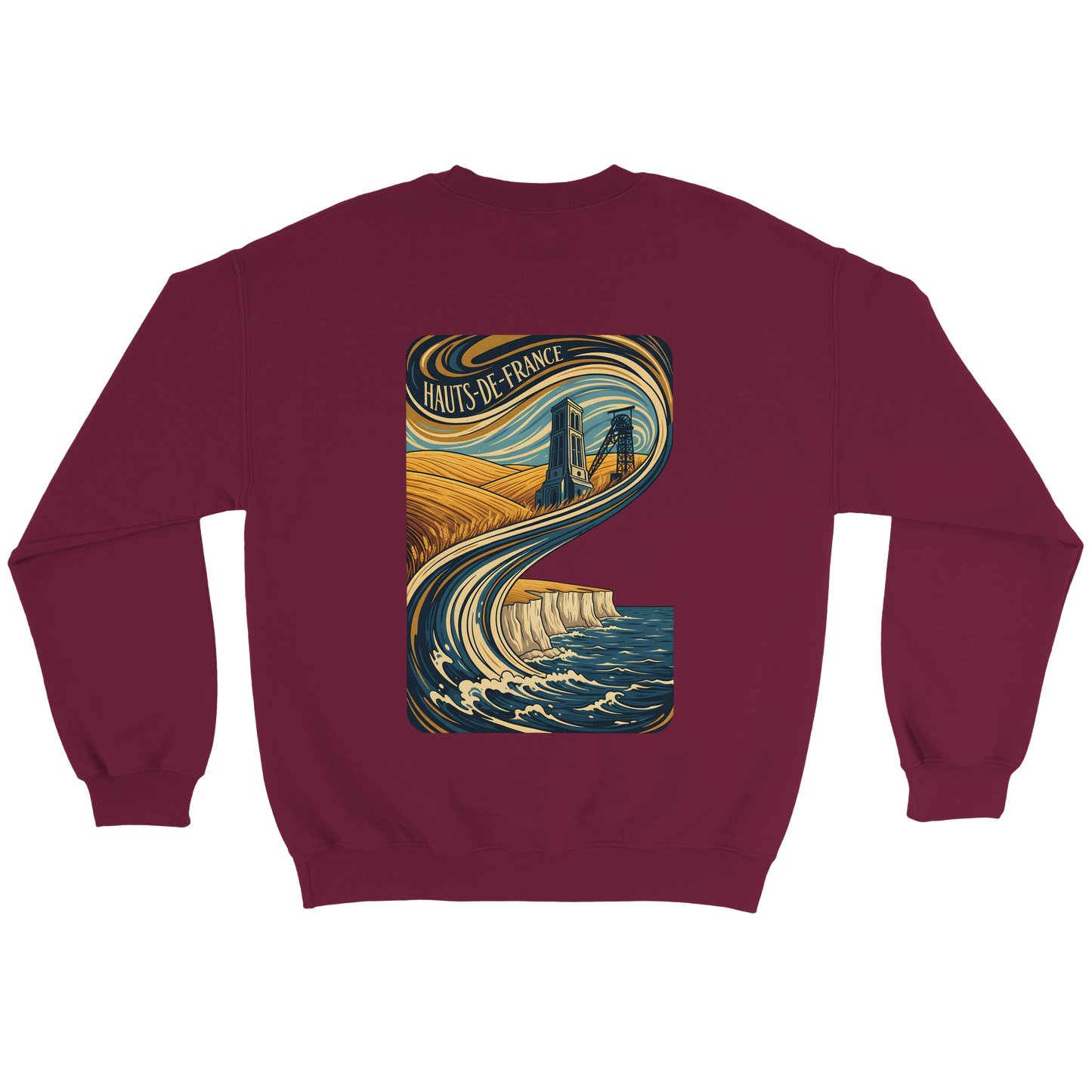 Sweat-shirt Unisexe Haut de France - Confort Premium et Design Classique