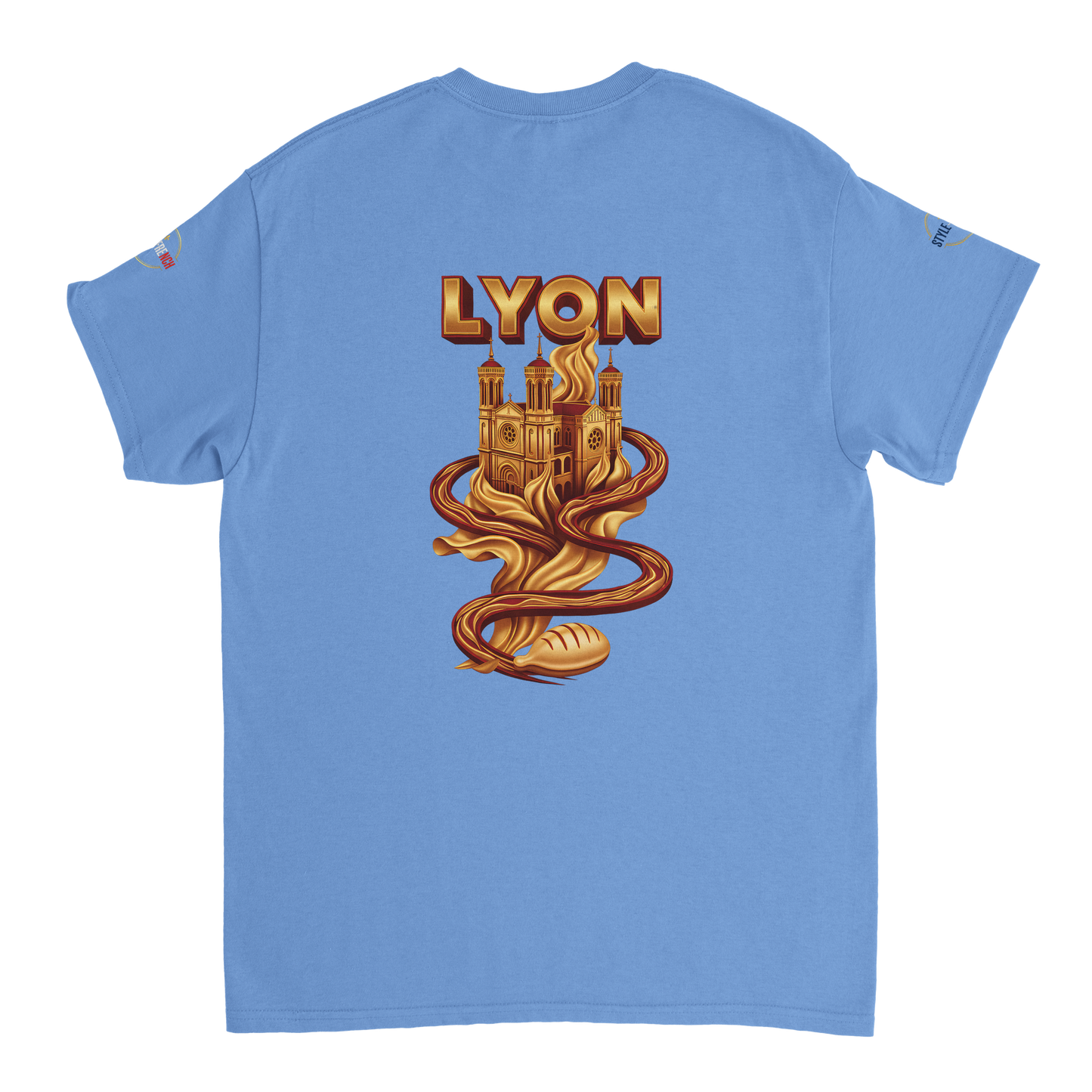 T-Shirt Unisexe Lyon - Design Ville de France - 100% Coton